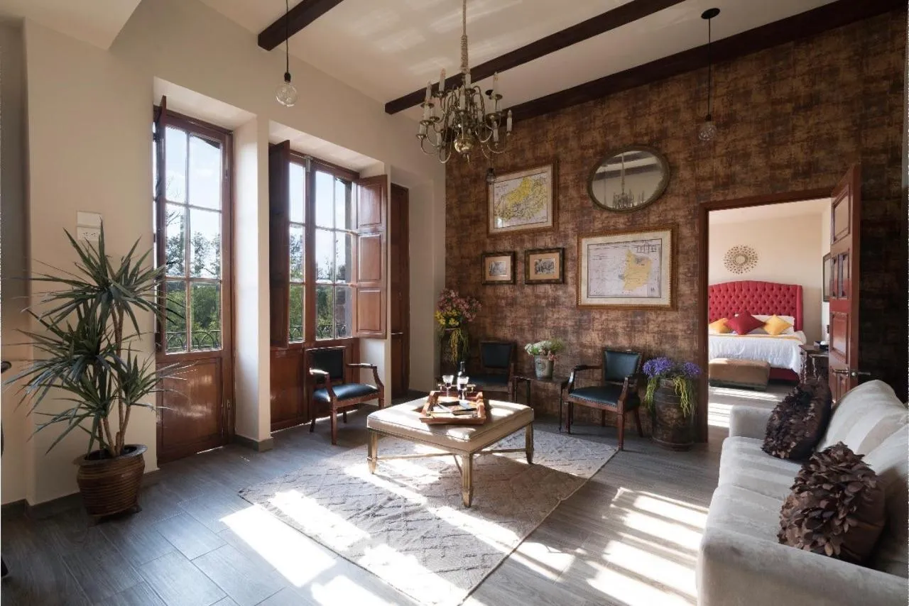 Living room in Hotel Boutique Casa del Jardín Aguascalientes
