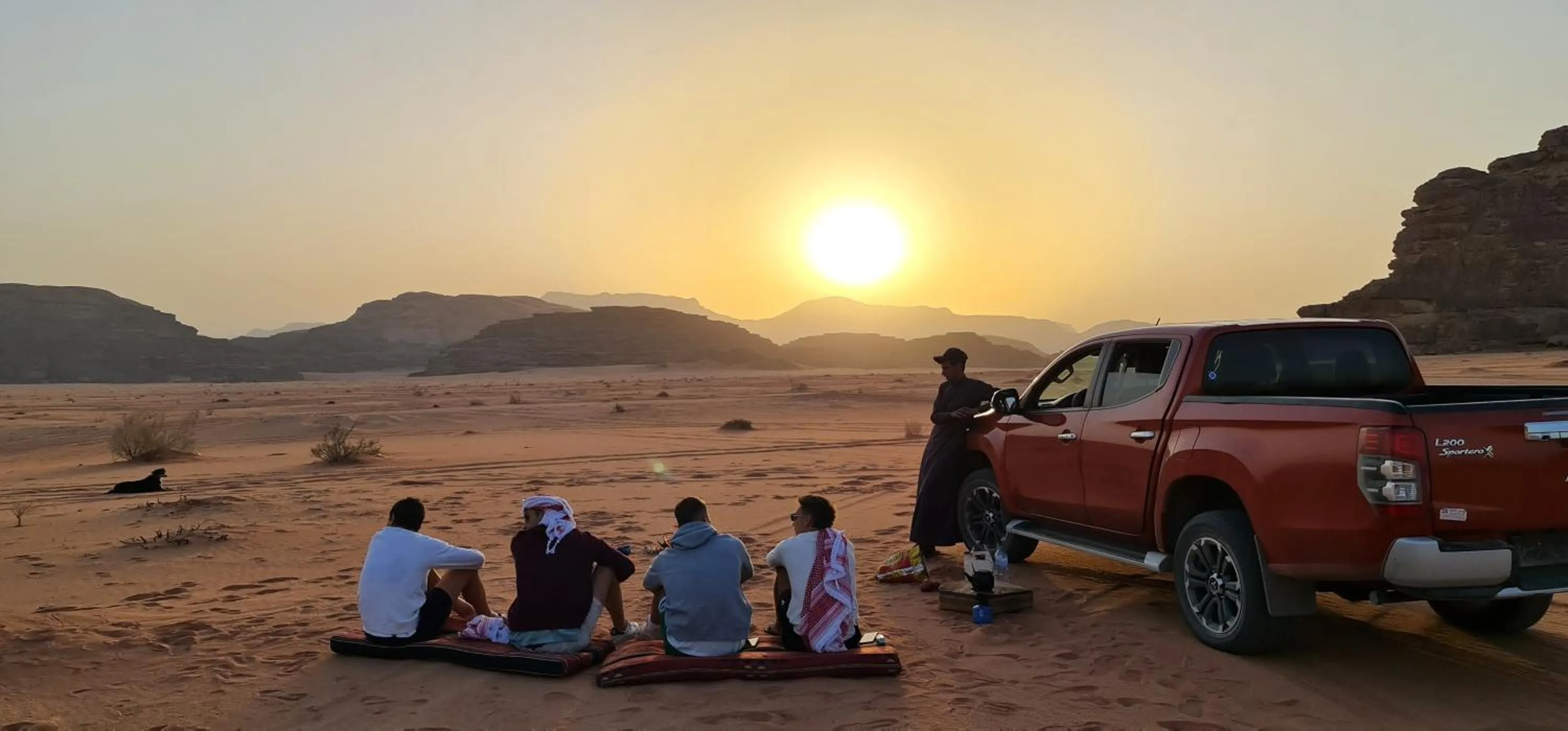 Day in Martian Desert Camp