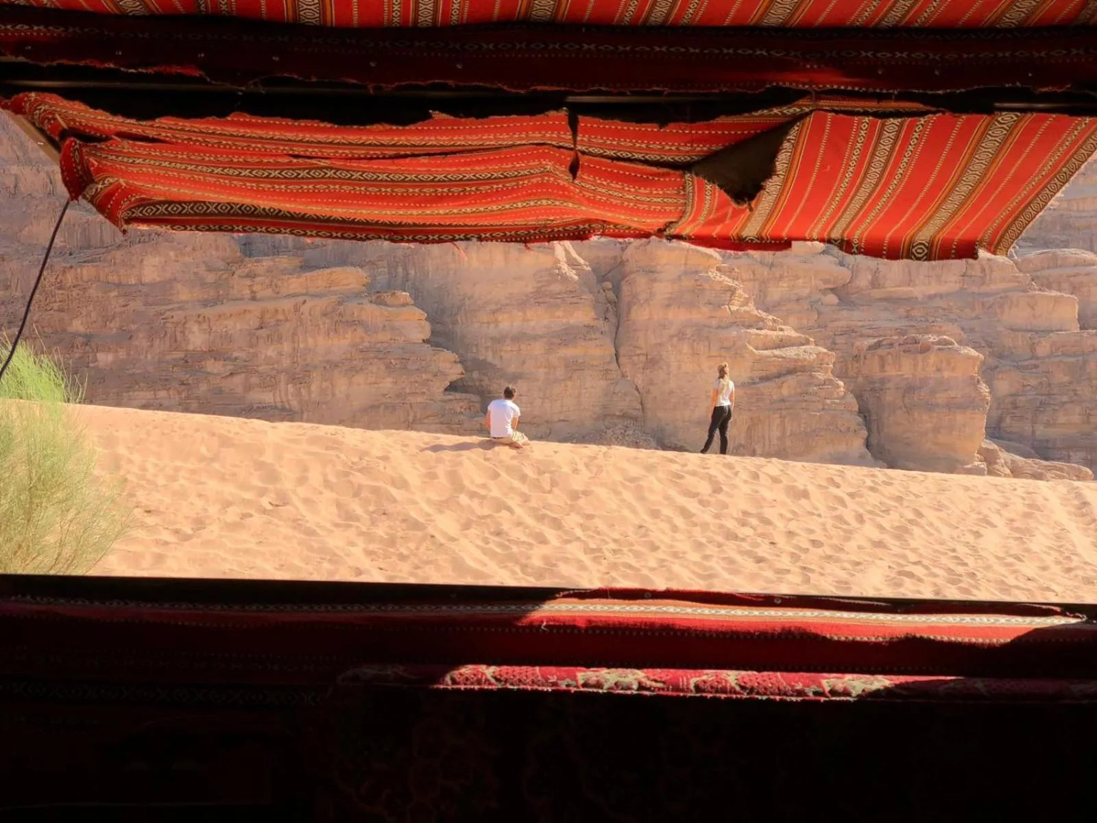 Natural landscape in Martian Desert Camp