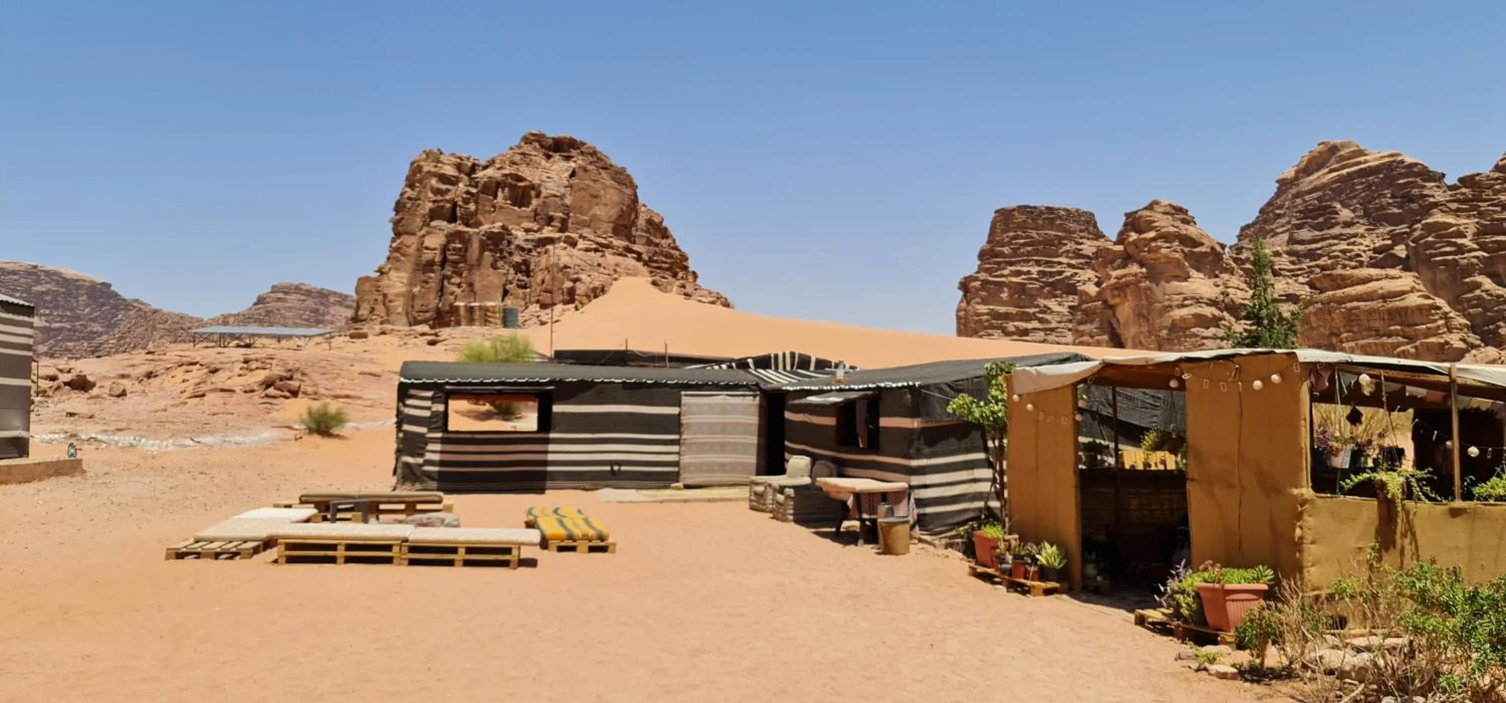 Natural landscape in Martian Desert Camp