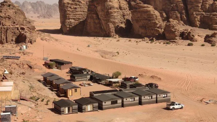 Natural landscape in Martian Desert Camp