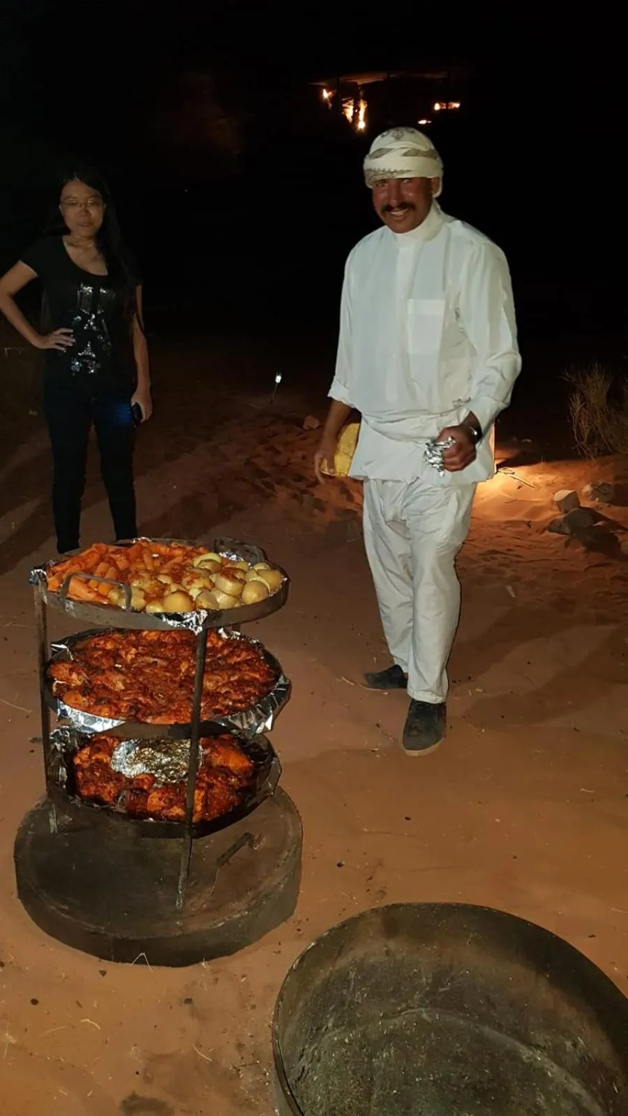 BBQ facilities in Martian Desert Camp
