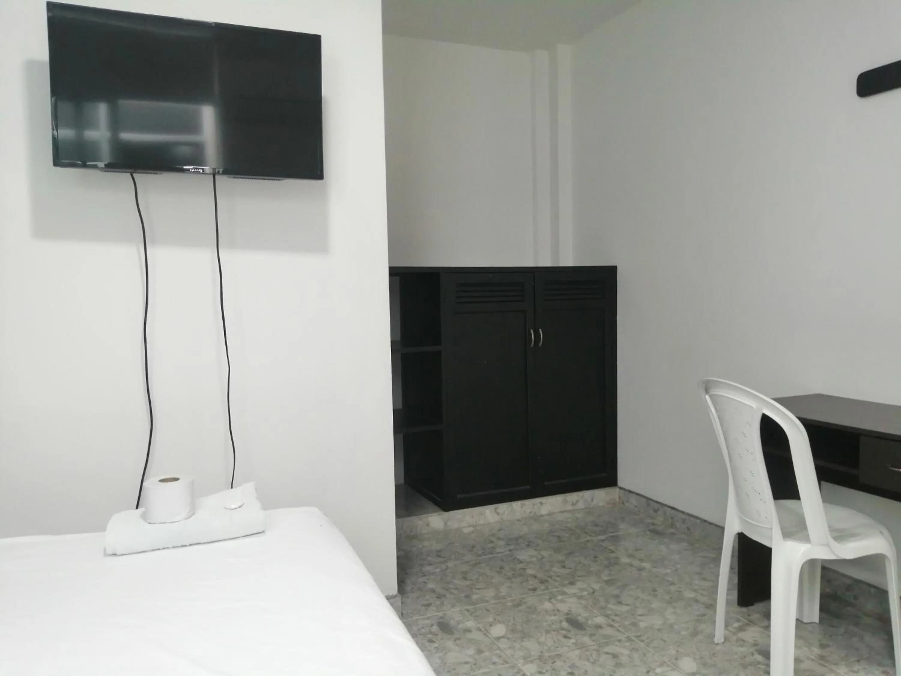 Bed in Hotel Bucare