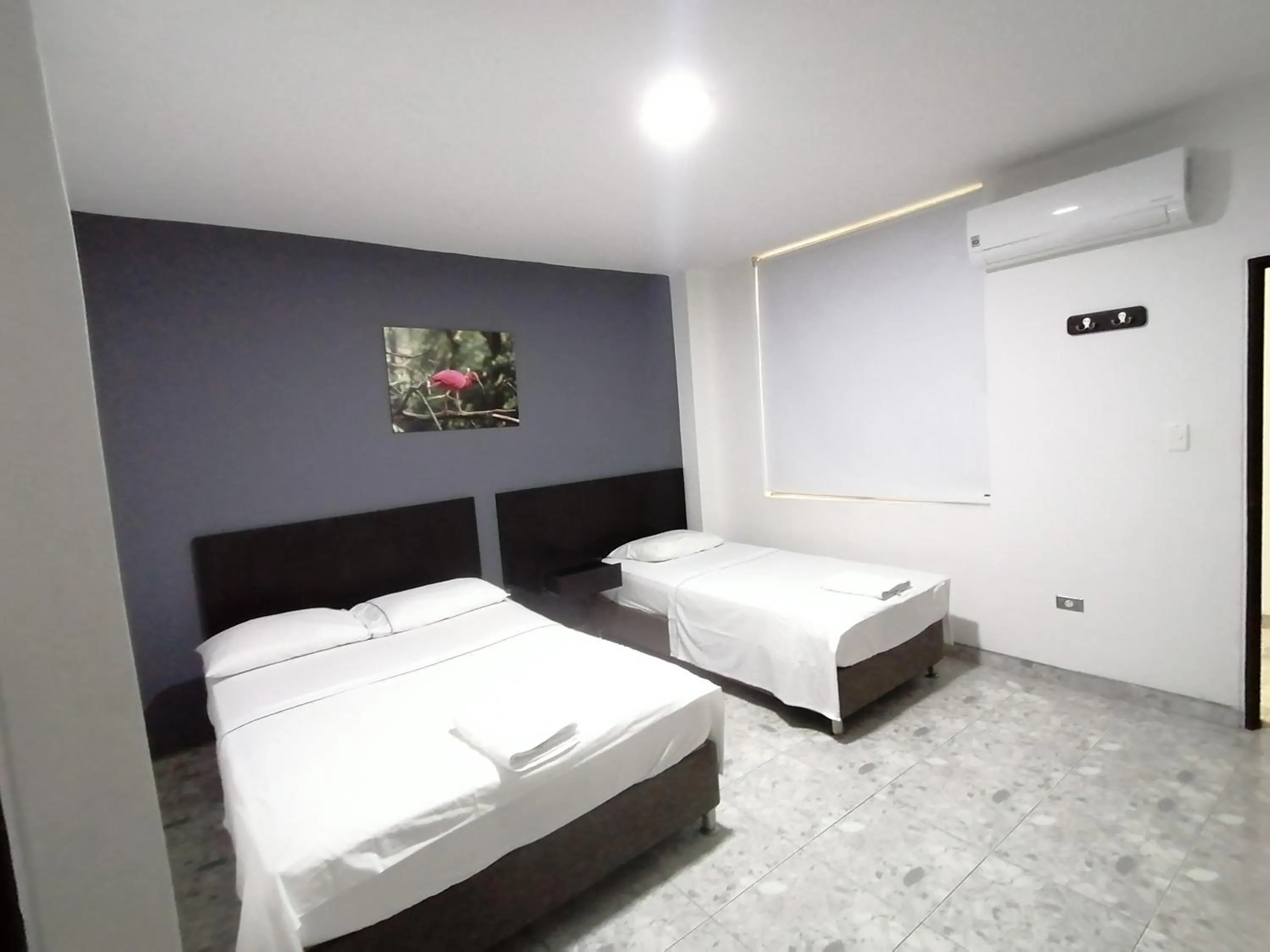 air conditioner, Bed in Hotel Bucare