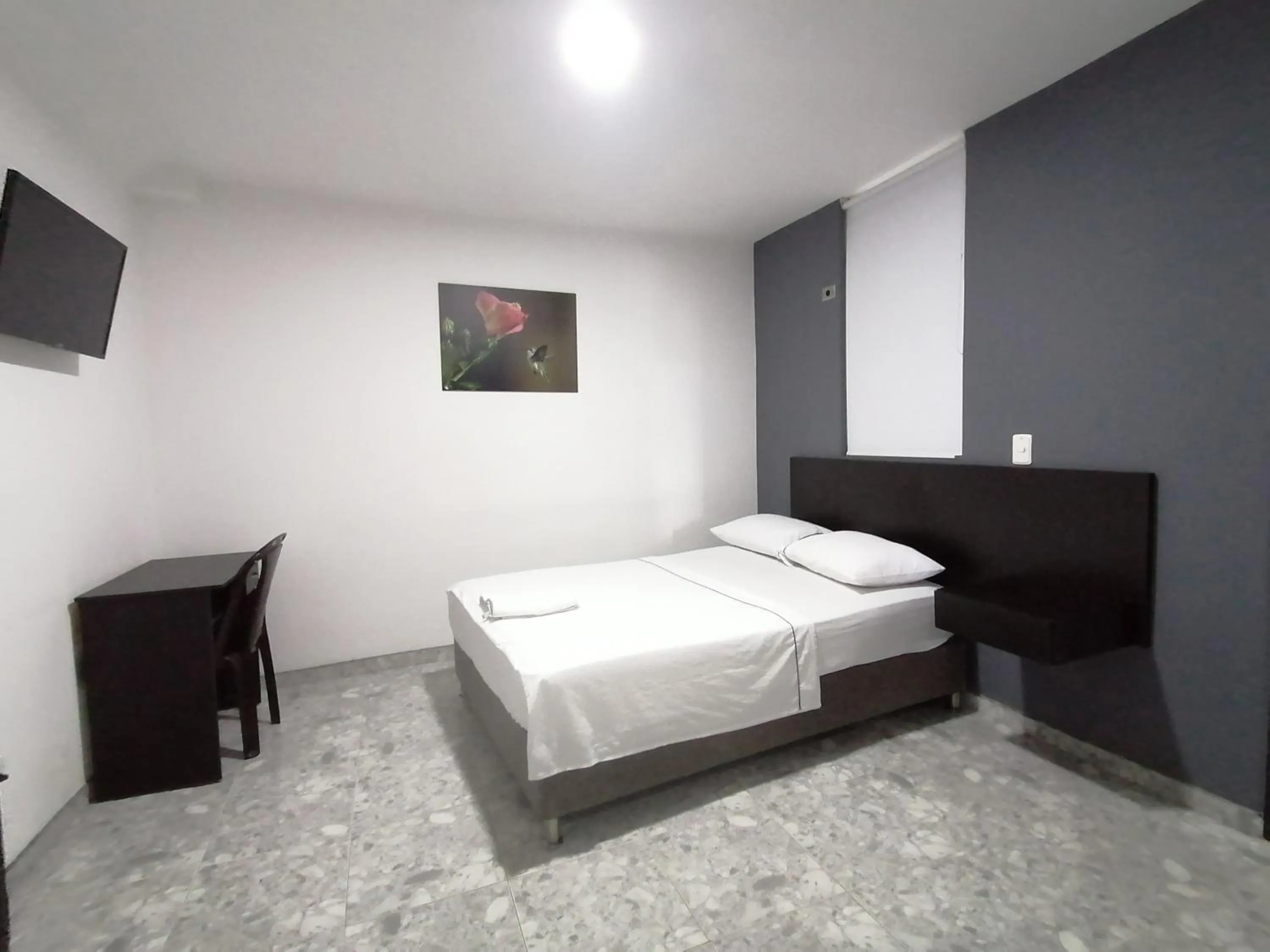 Bed in Hotel Bucare