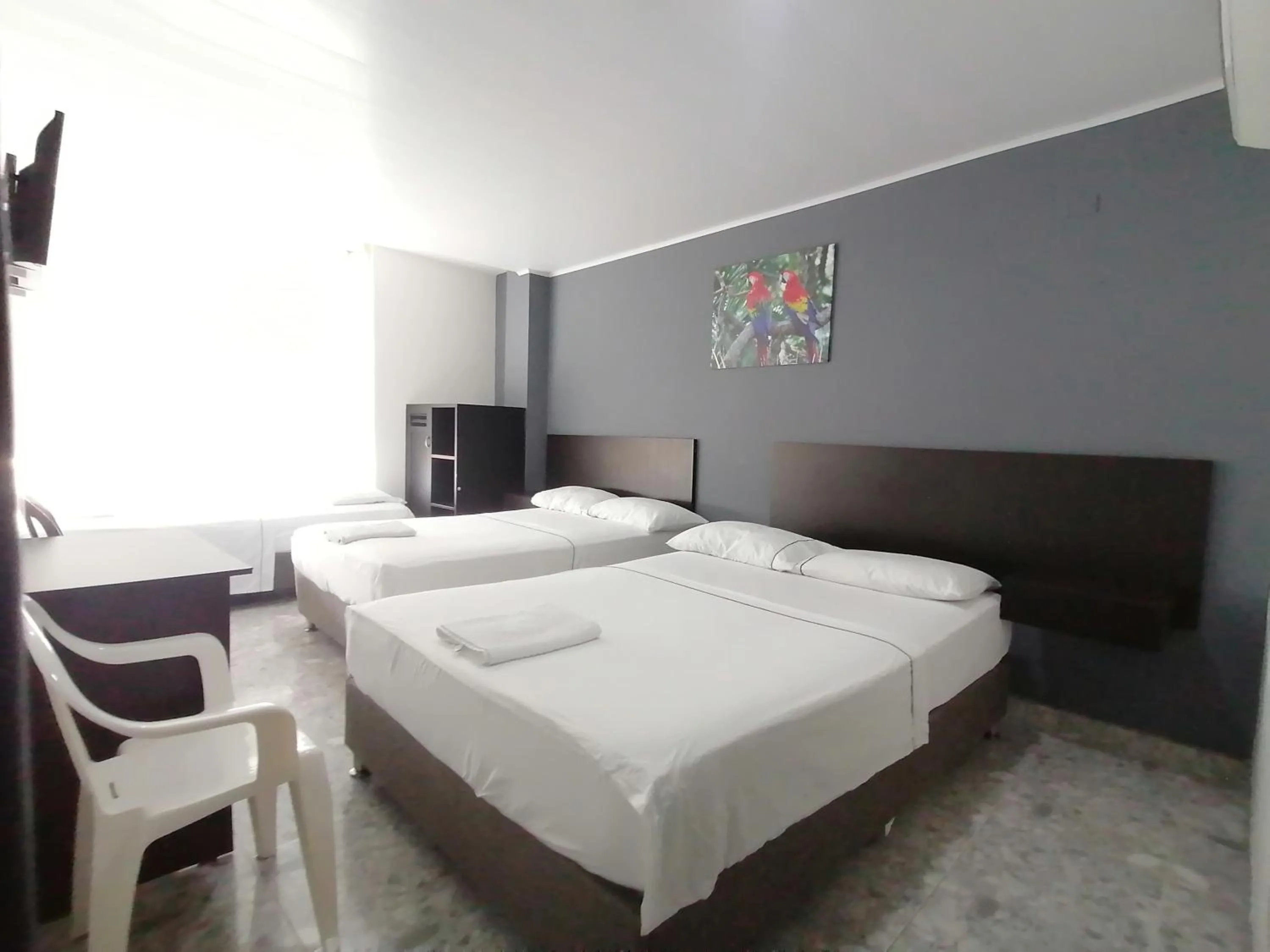 Bedroom, Bed in Hotel Bucare