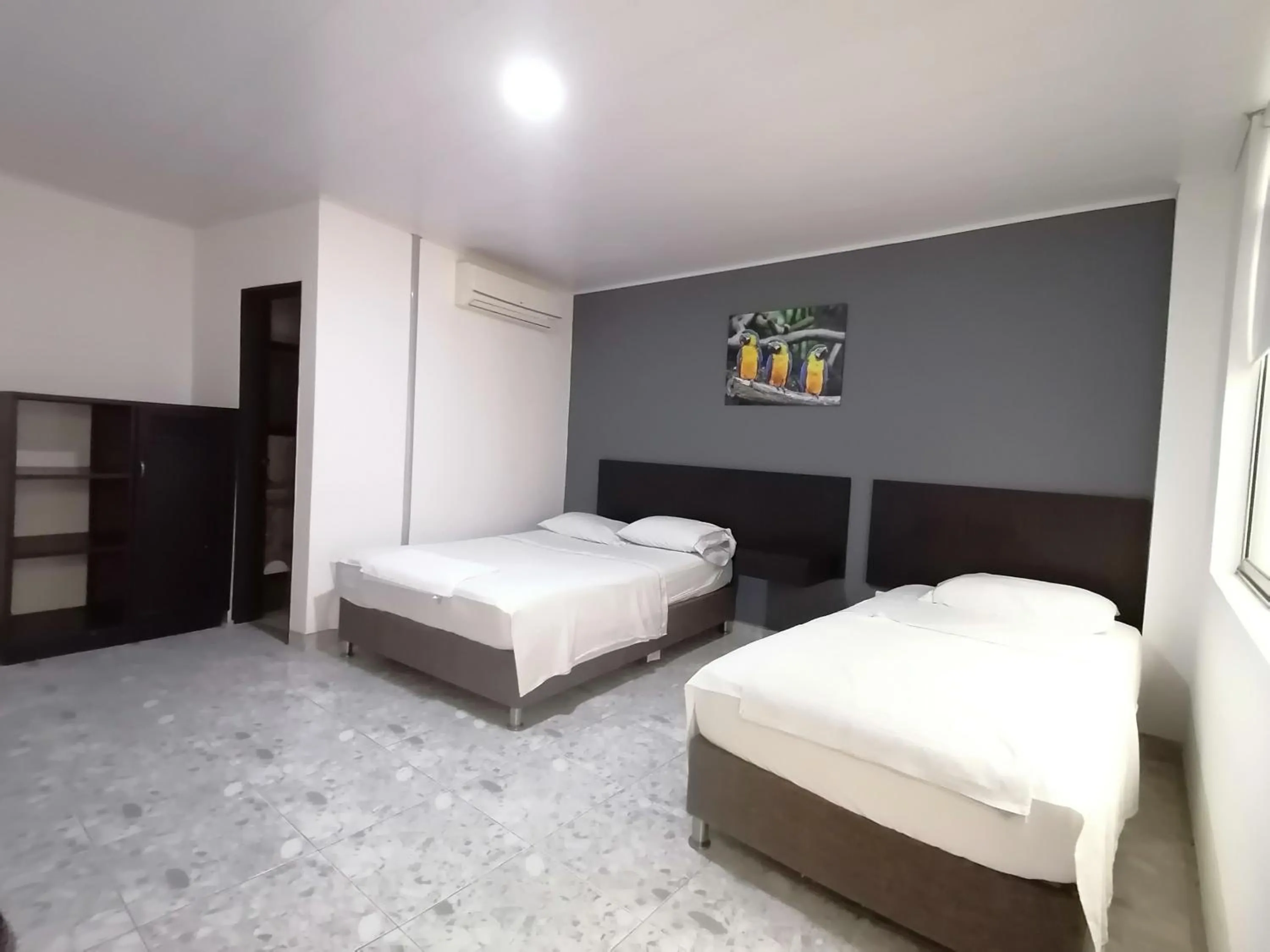 Bed in Hotel Bucare