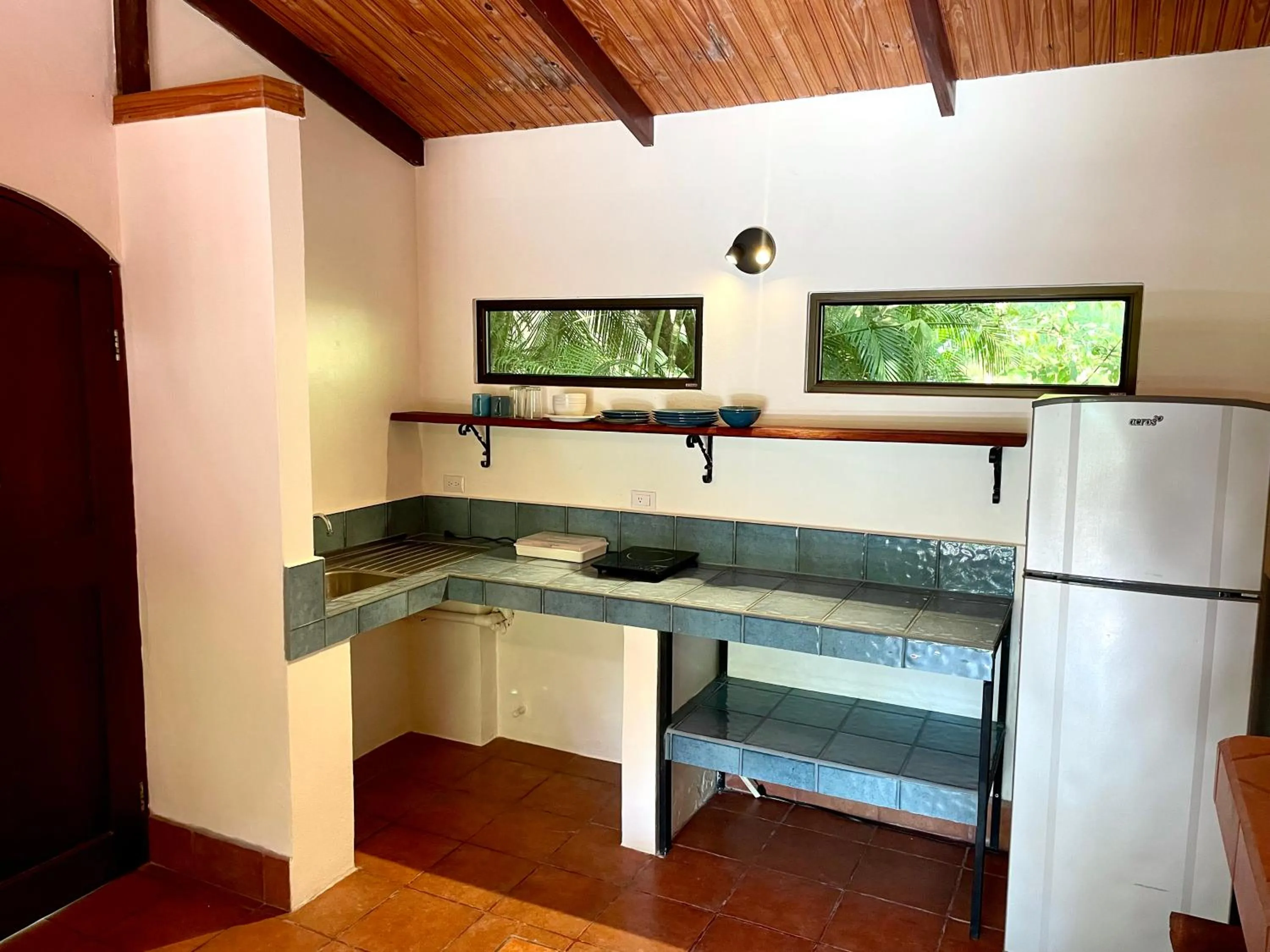 Kitchen or kitchenette in Rio Lindo Hotel