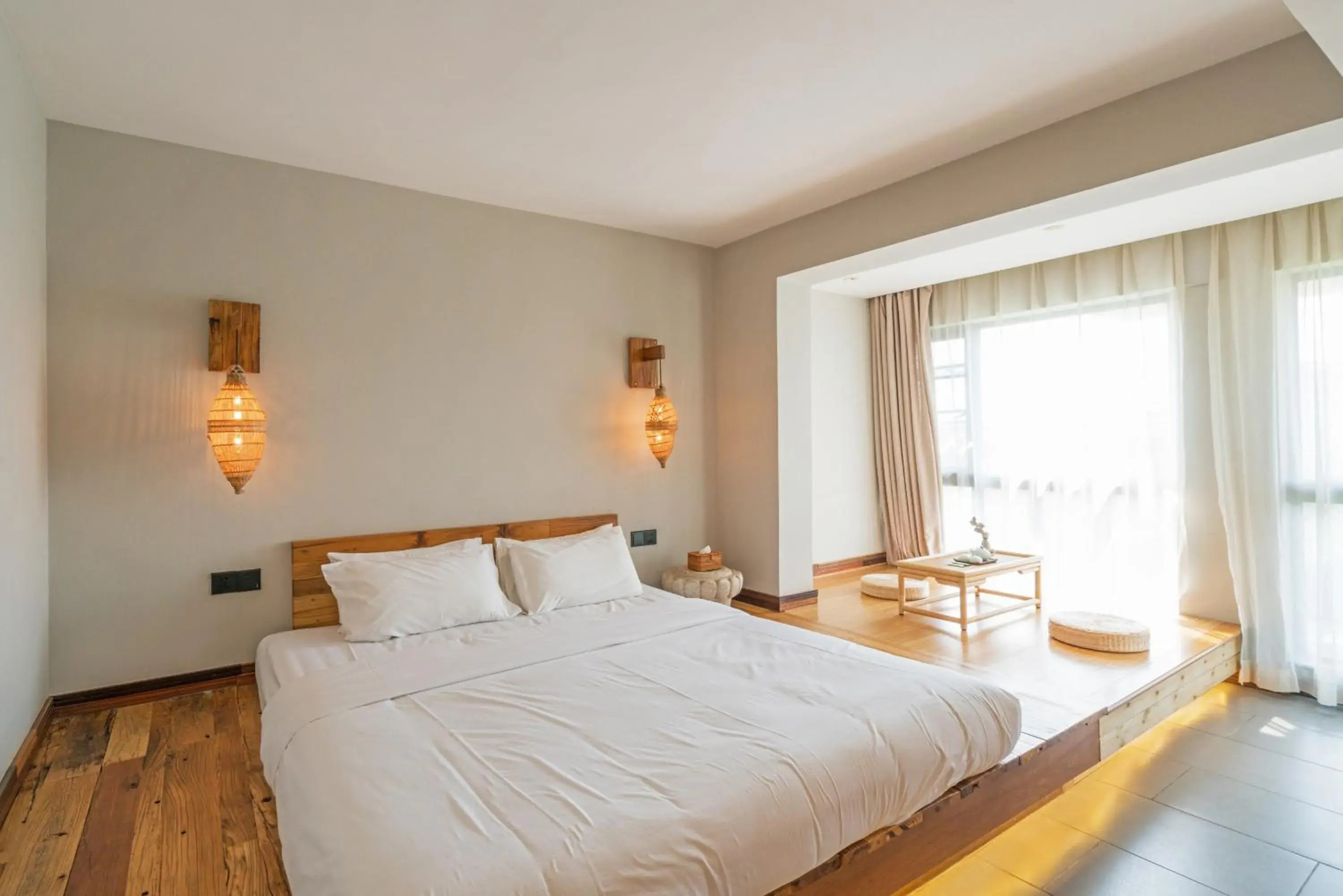 Deluxe King with Balcony in Zen Tea House Seven Stars Park Deluxe King with Balcony in Zen Tea House Seven Stars Park