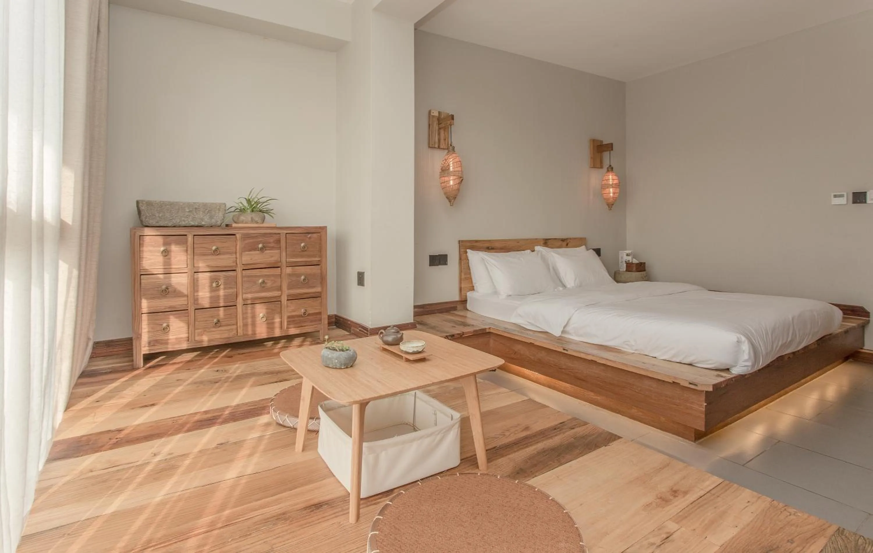 Coffee/tea facilities, Bed in Zen Tea House Seven Stars Park