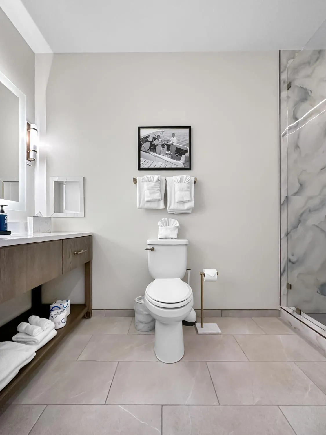 Bathroom in Harbor Suites at Harborwalk Village