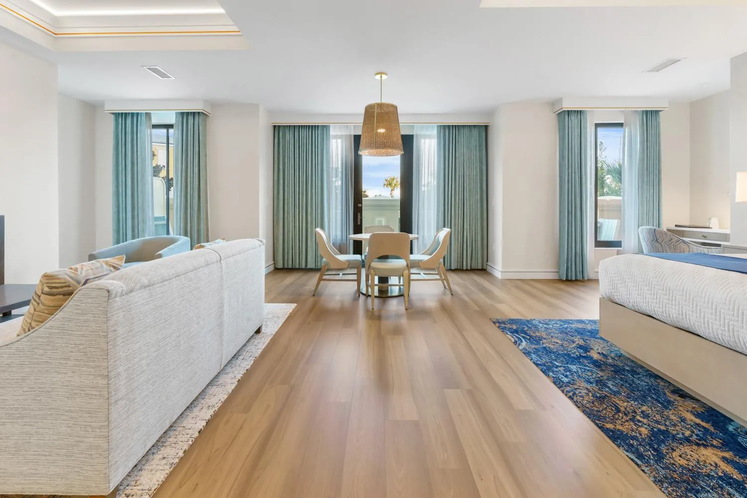Photo of the whole room, Bed in Harbor Suites at Harborwalk Village