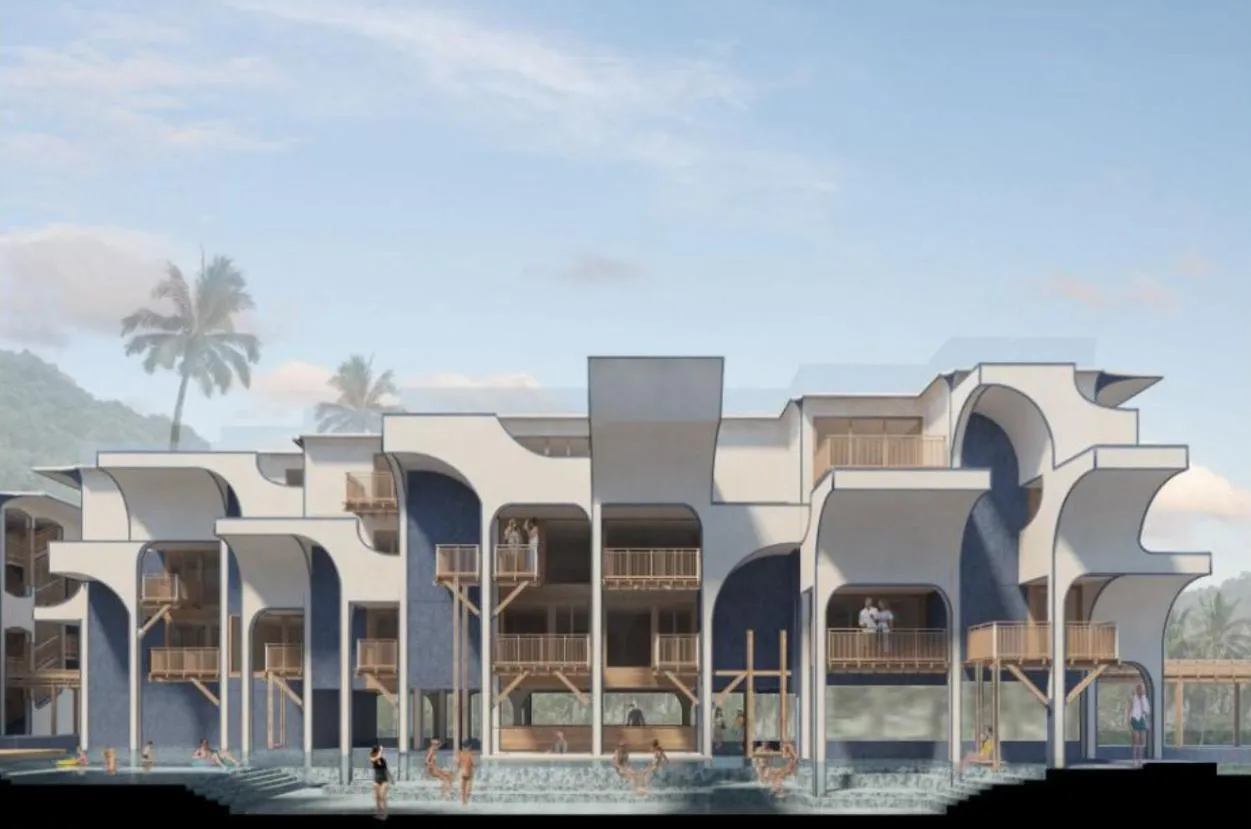 Property building in Myneris Hotel, Phuket Karon Beach