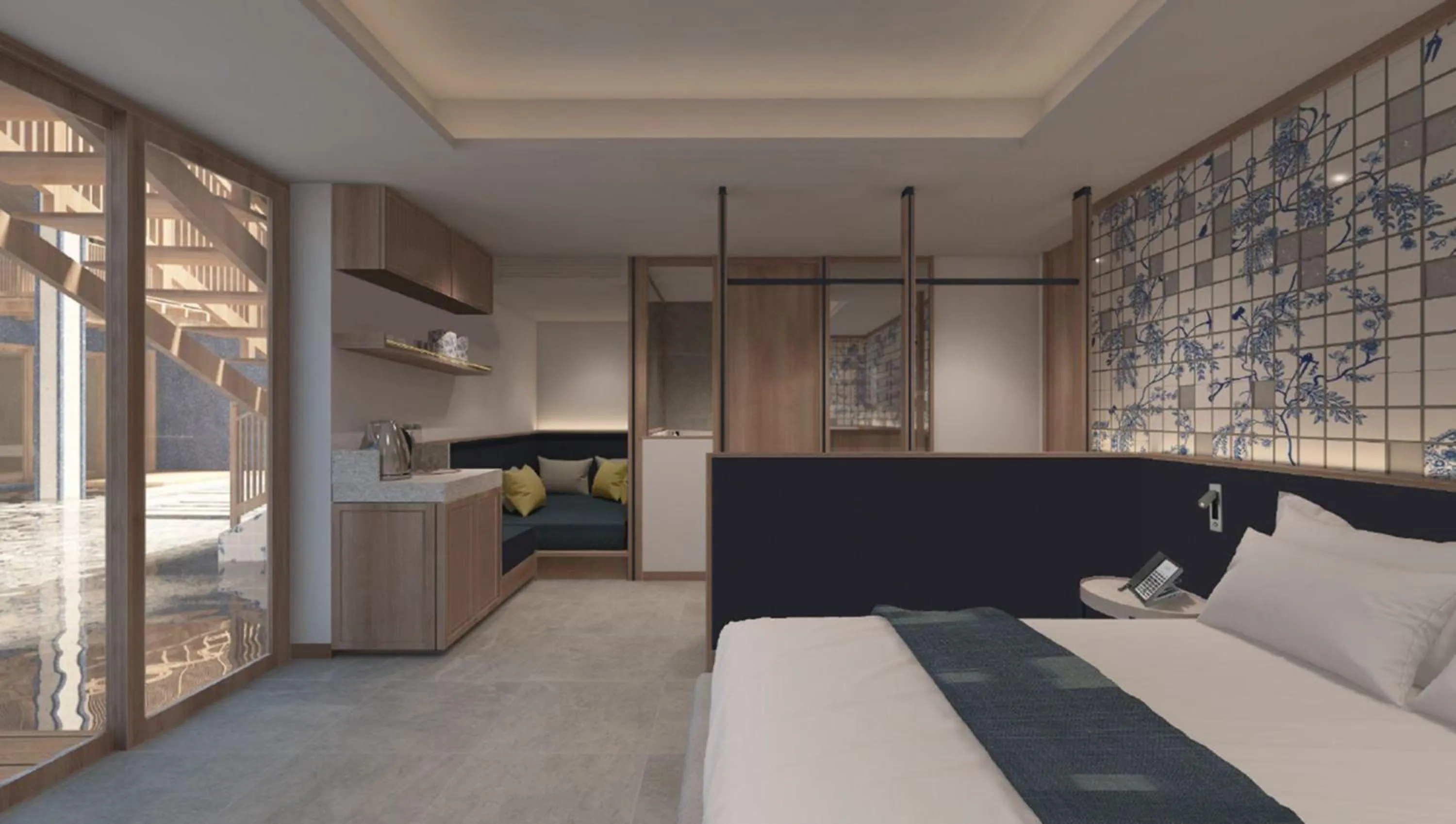Bedroom, Bed in Myneris Hotel, Phuket Karon Beach
