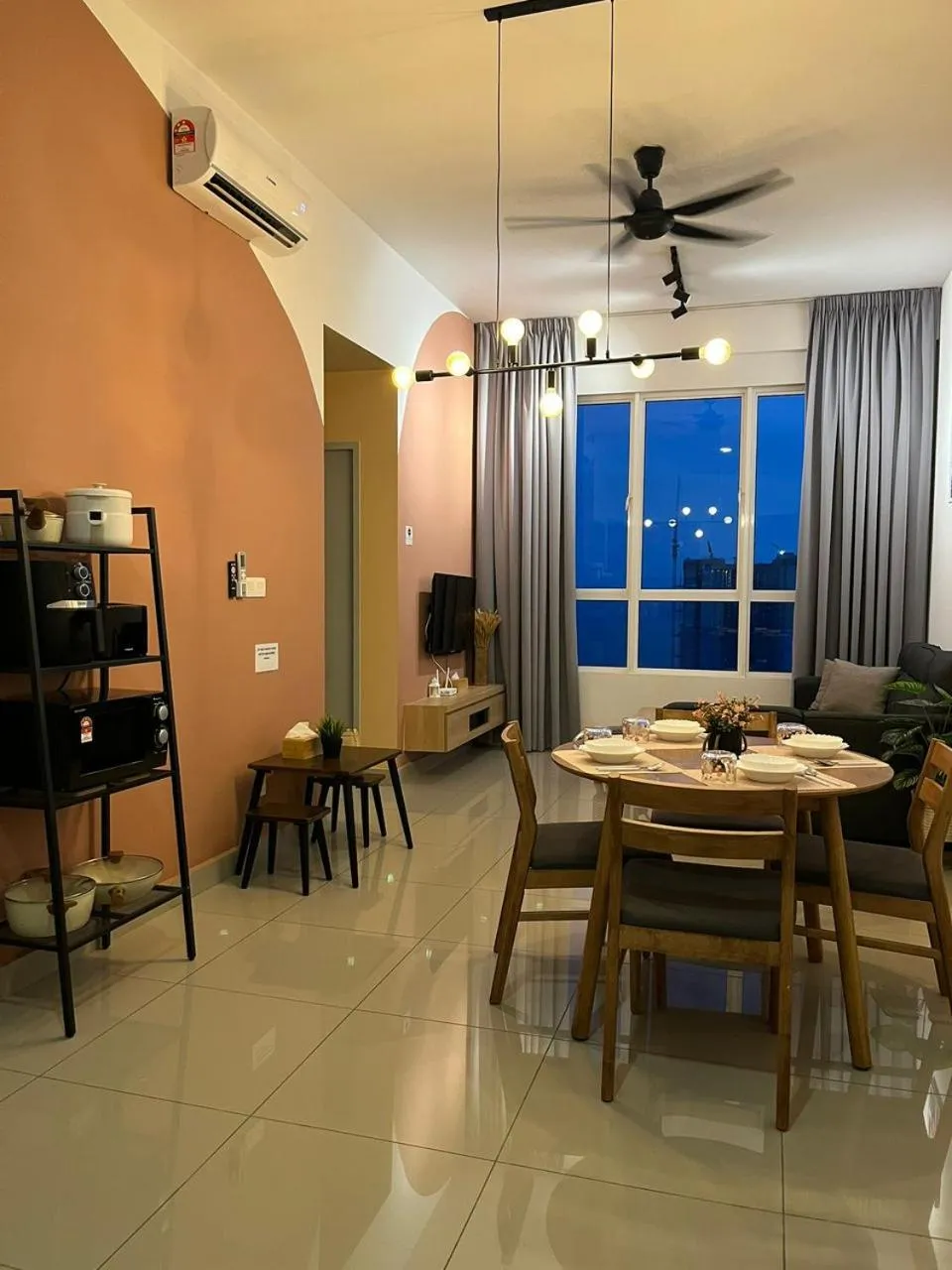 Living room in Amber Cove Premier Suites Melaka