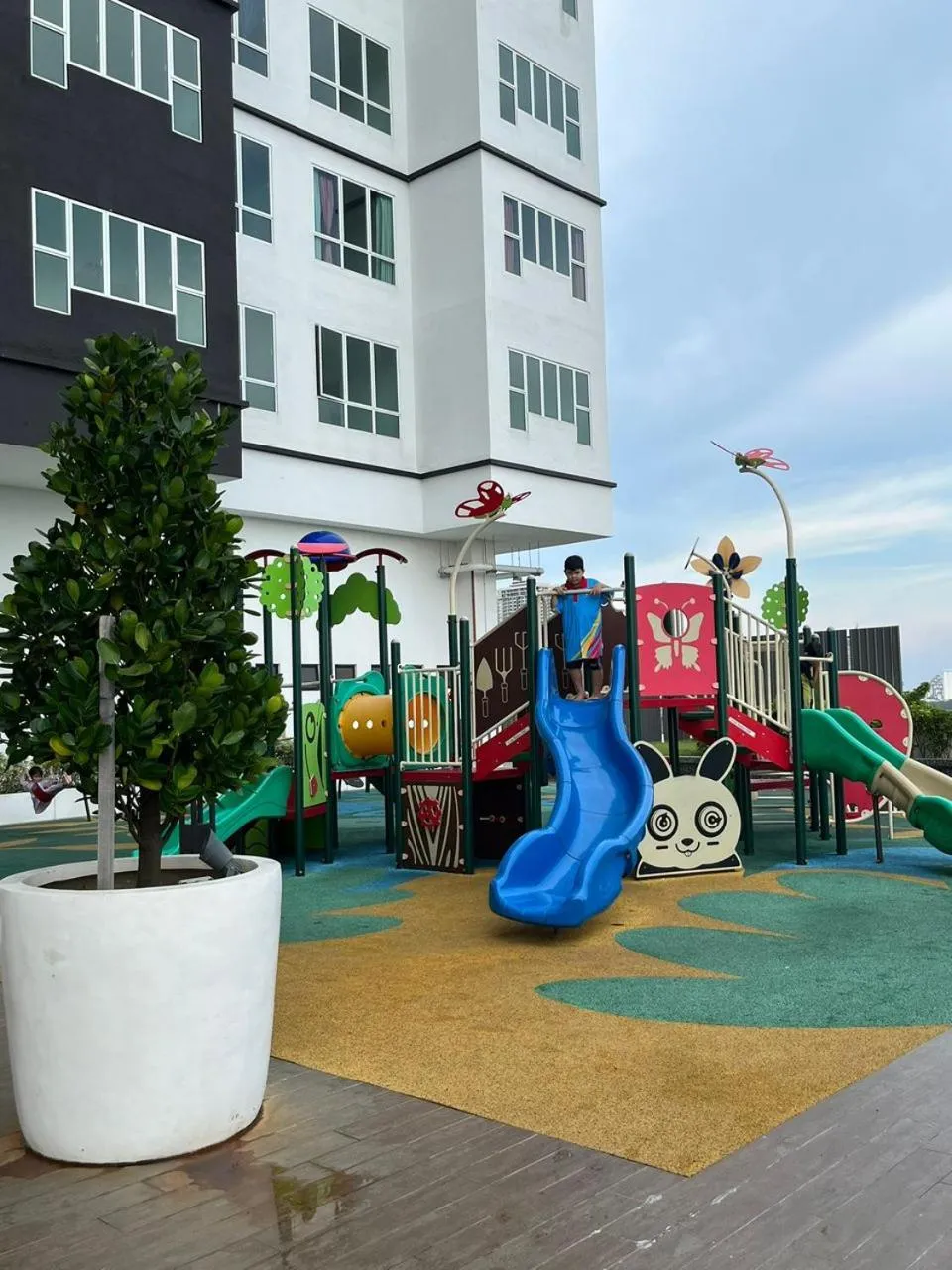 Children play ground in Amber Cove Premier Suites Melaka