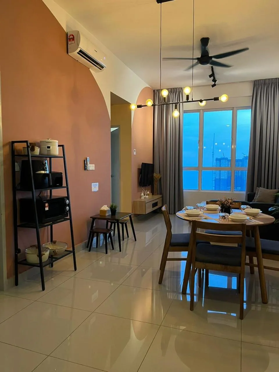 Living room in Amber Cove Premier Suites Melaka