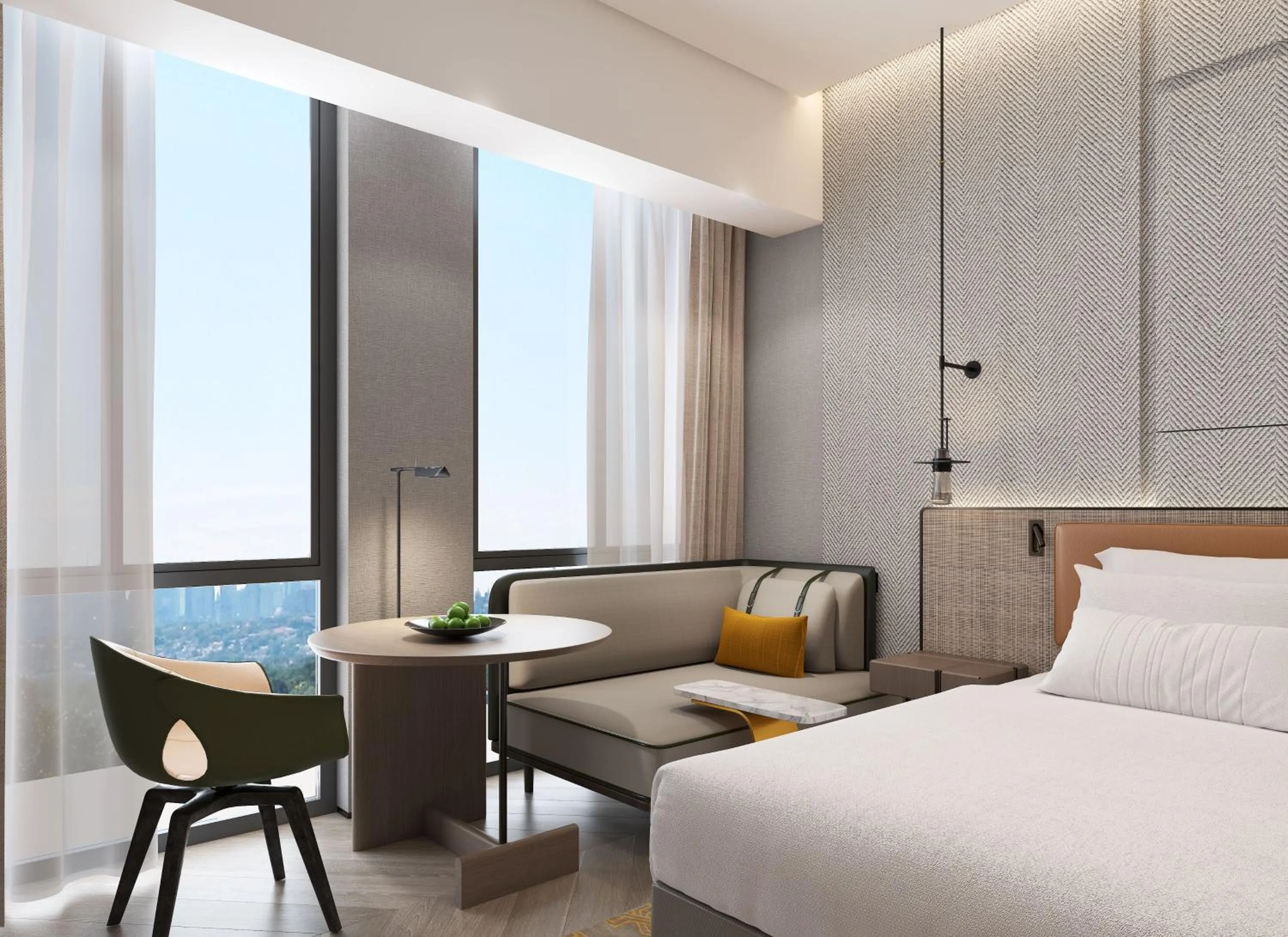 Photo of the whole room, Bed in Holiday Inn Beijing Daxing Centre by IHG