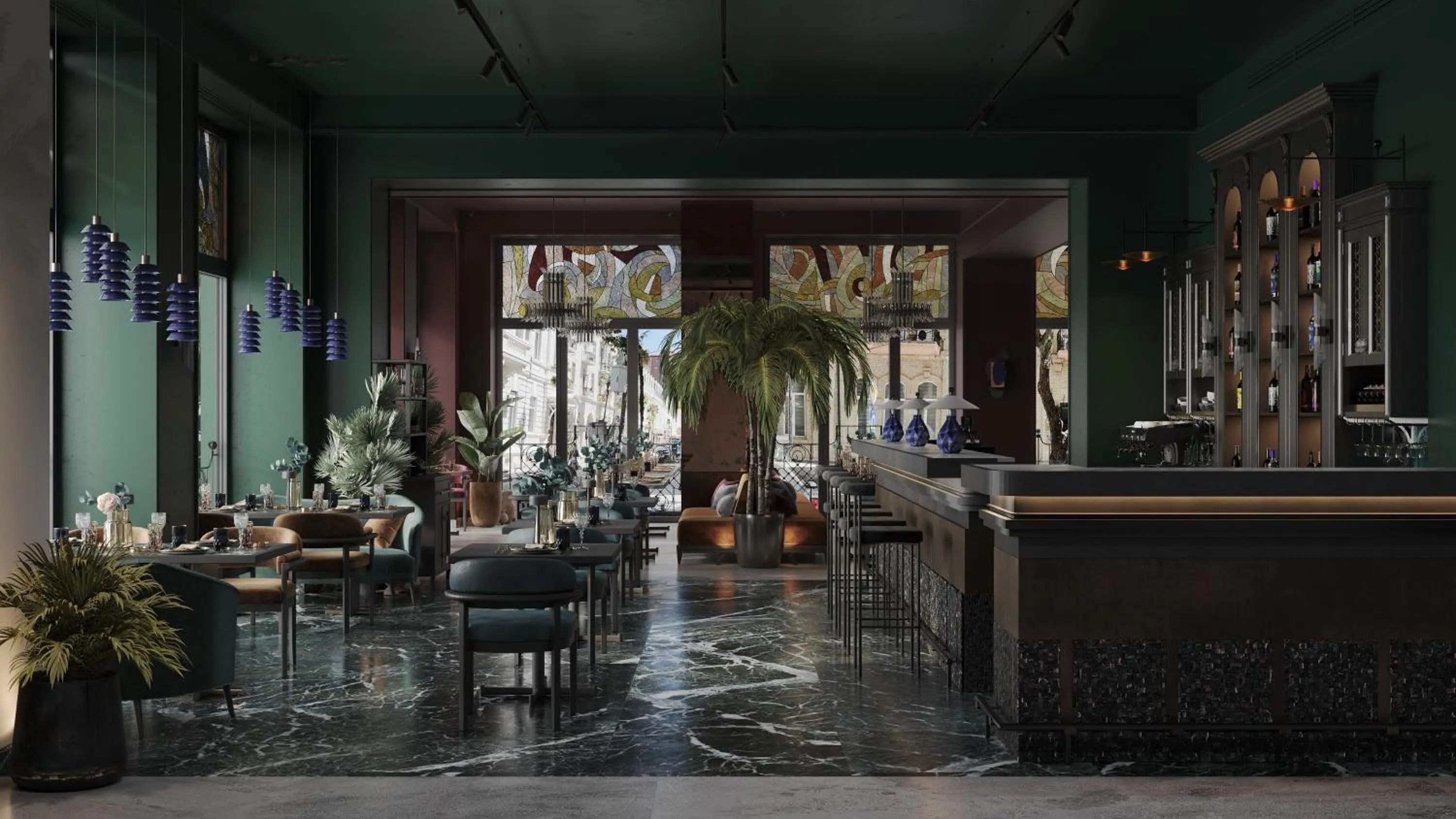 Lounge or bar in Hotel Indigo Batumi - Old Town by IHG