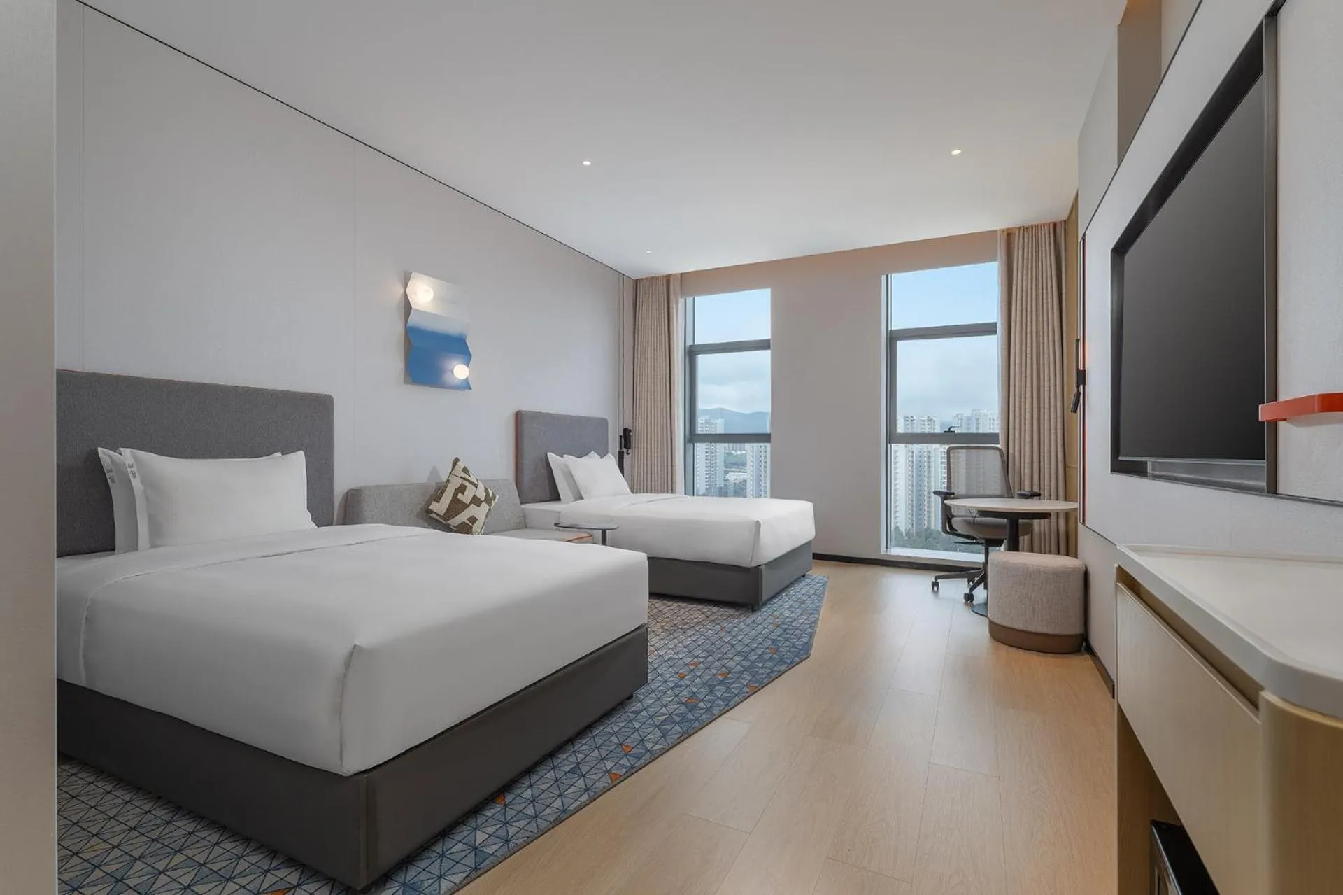 Bed in Holiday Inn Express Kunming Changshui Airport by IHG