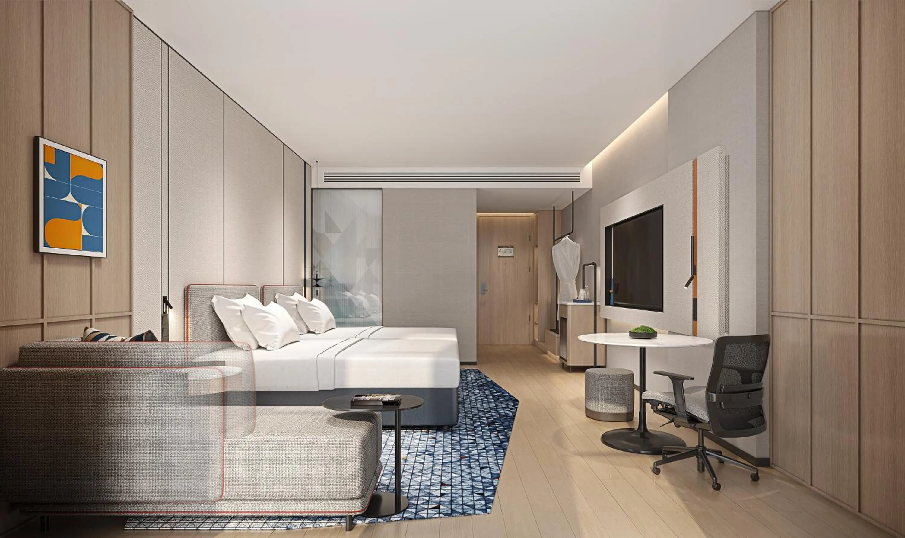 Photo of the whole room, Bed in Holiday Inn Express Kunming Changshui Airport by IHG