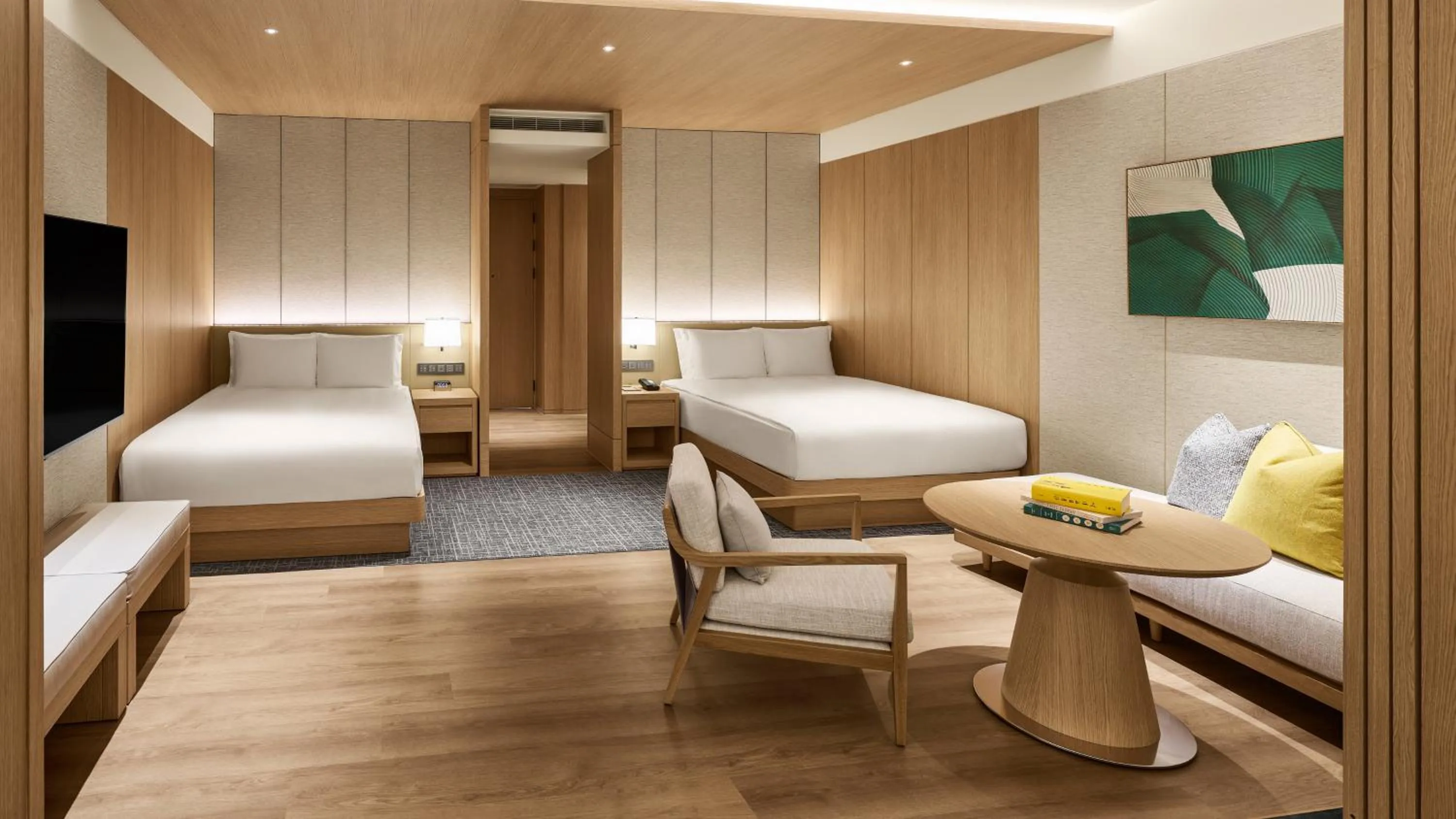 Photo of the whole room, Bed in InterContinental Hotels New Taipei Hot Spring by IHG