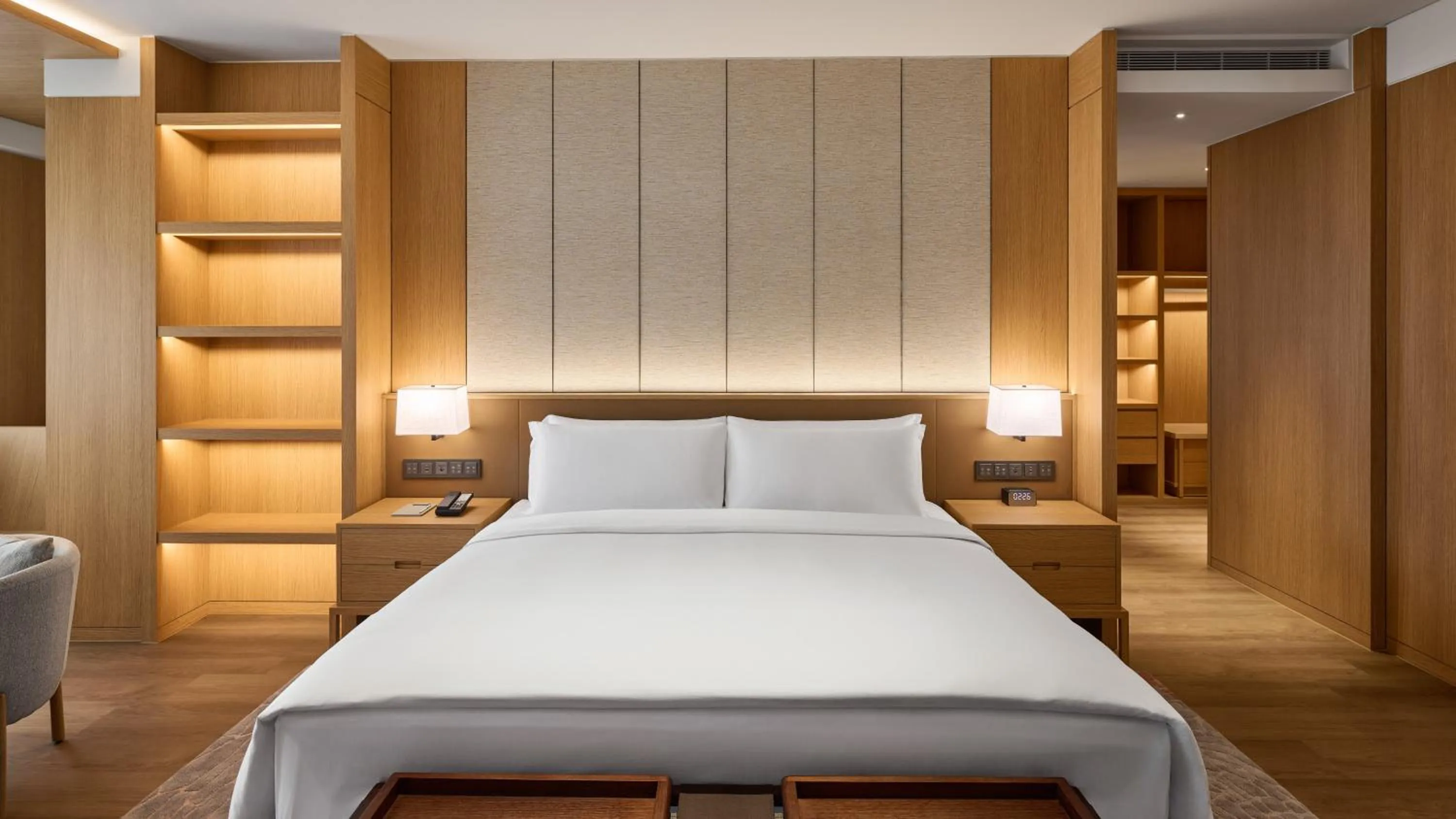 Photo of the whole room, Bed in InterContinental Hotels New Taipei Hot Spring by IHG