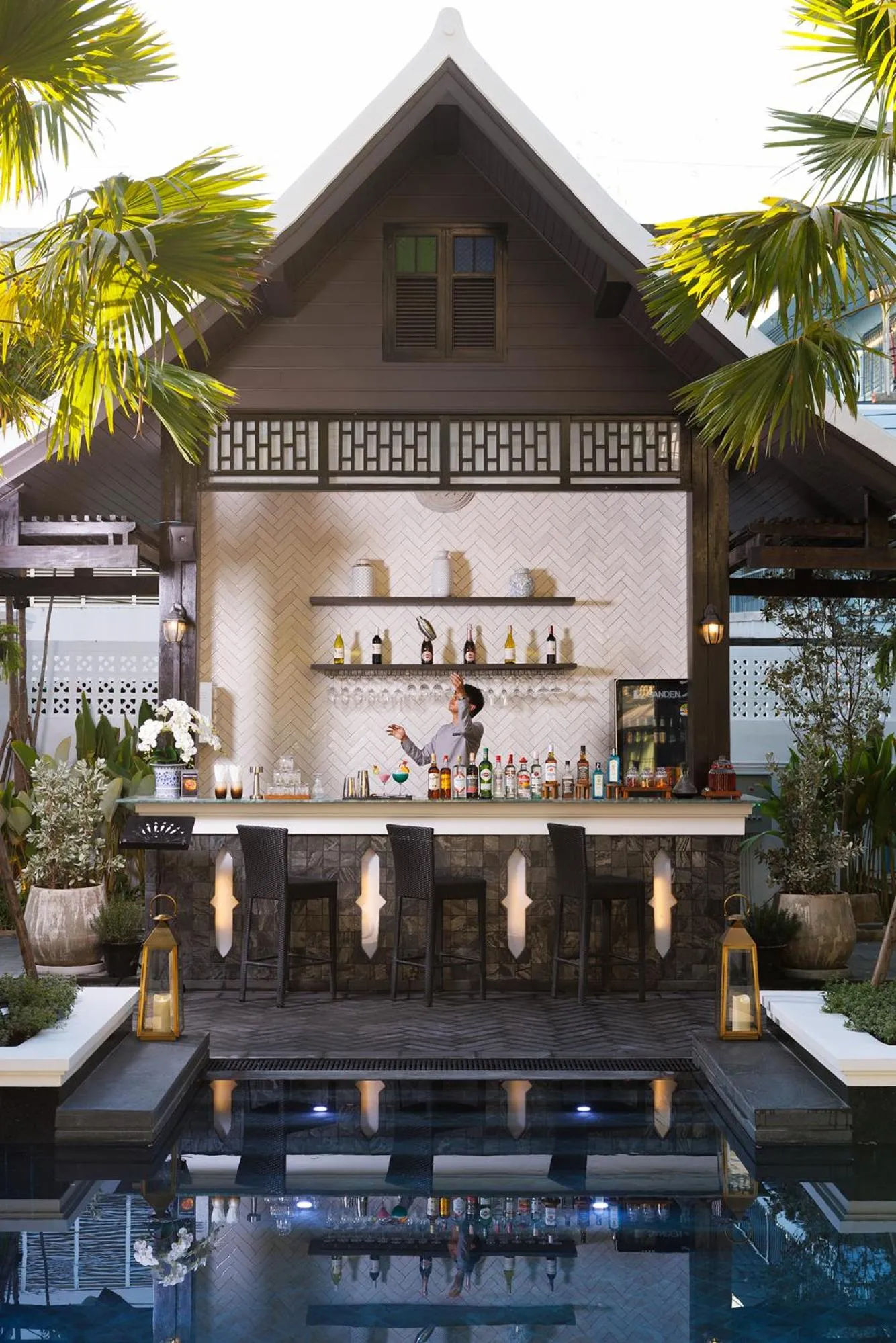 Lounge or bar in Narinthra Heritage