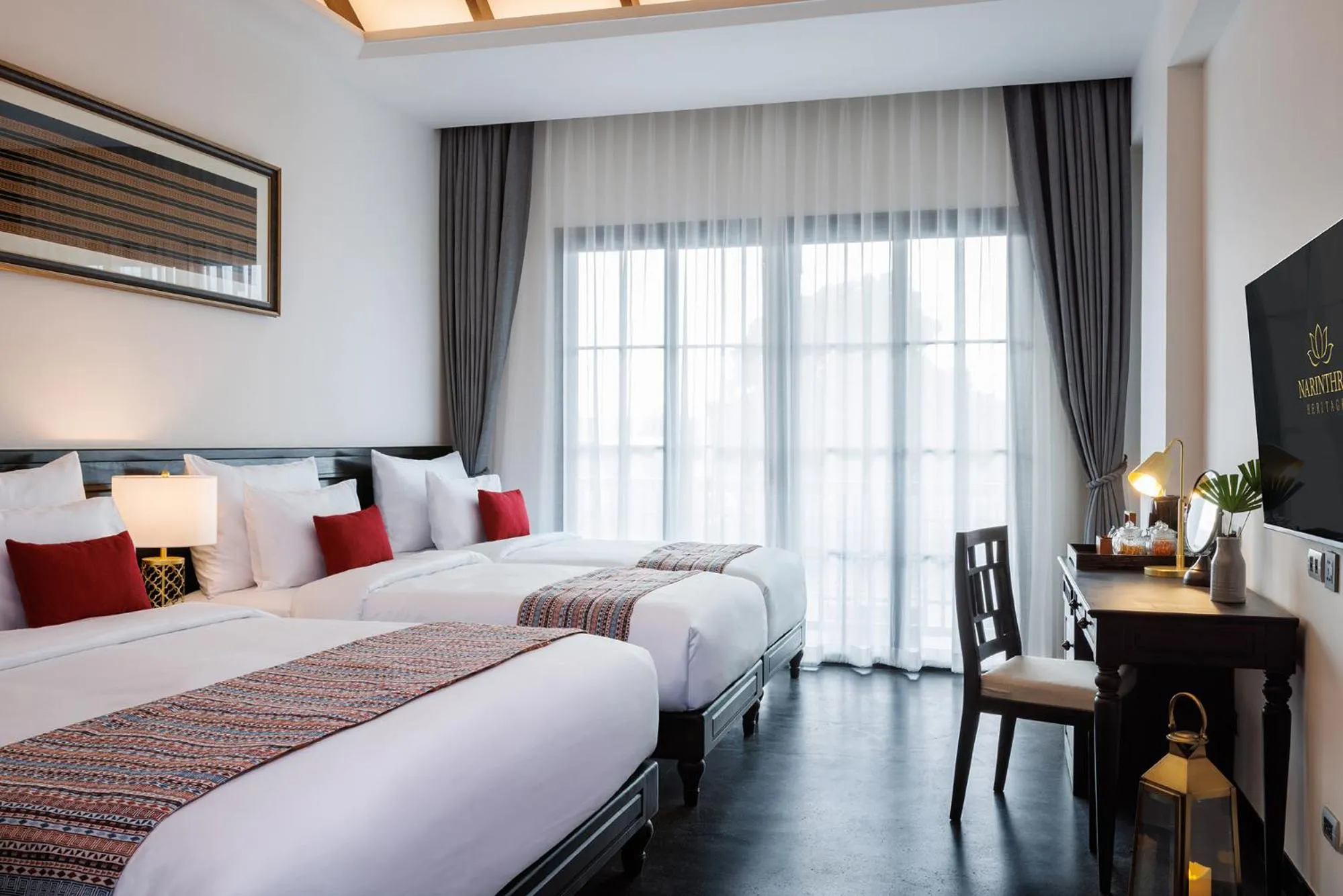 Bedroom, Bed in Narinthra Heritage