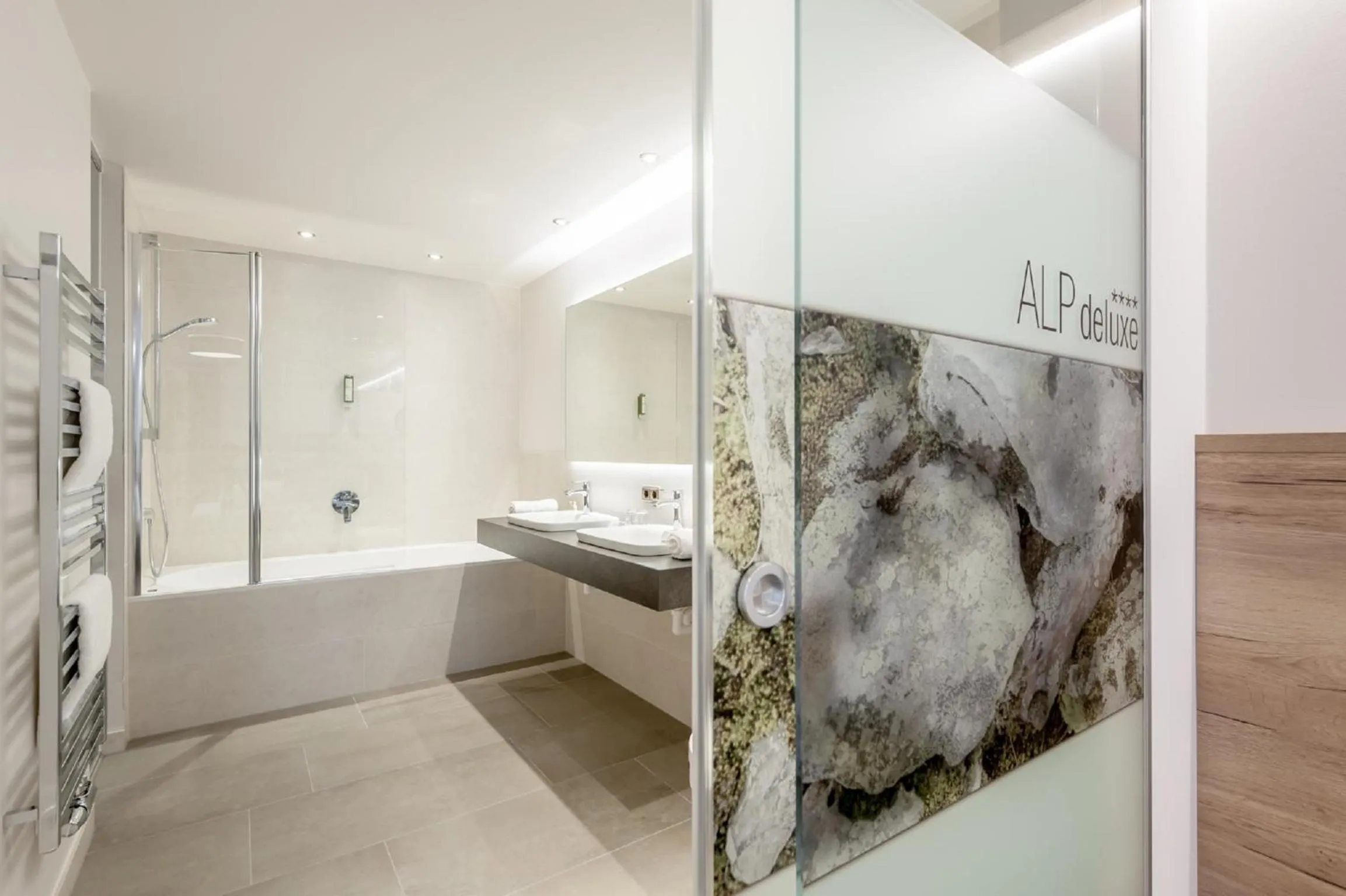 Bathroom in The Deluxe by Regina