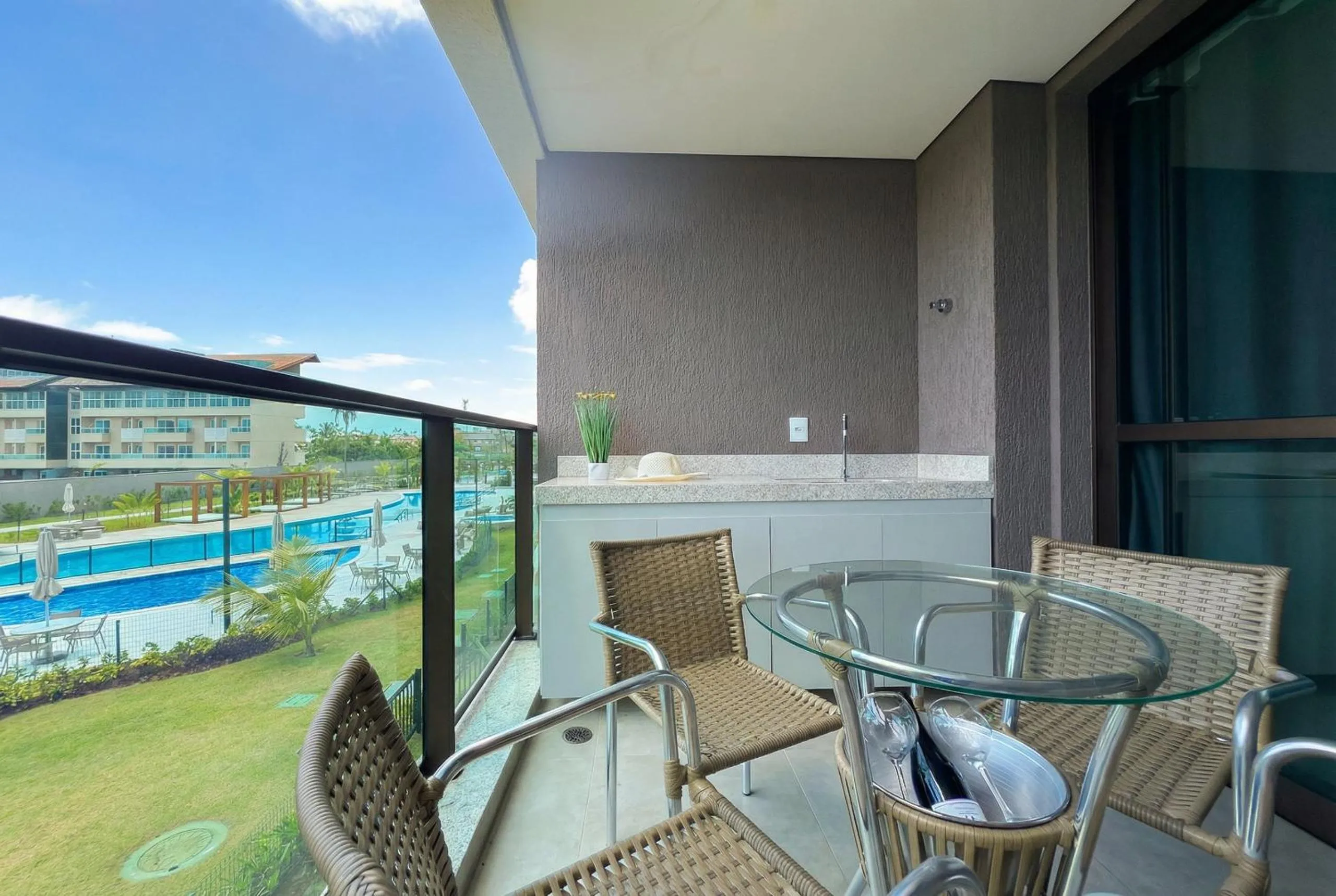 Balcony/Terrace in Beach Class Summer Residence