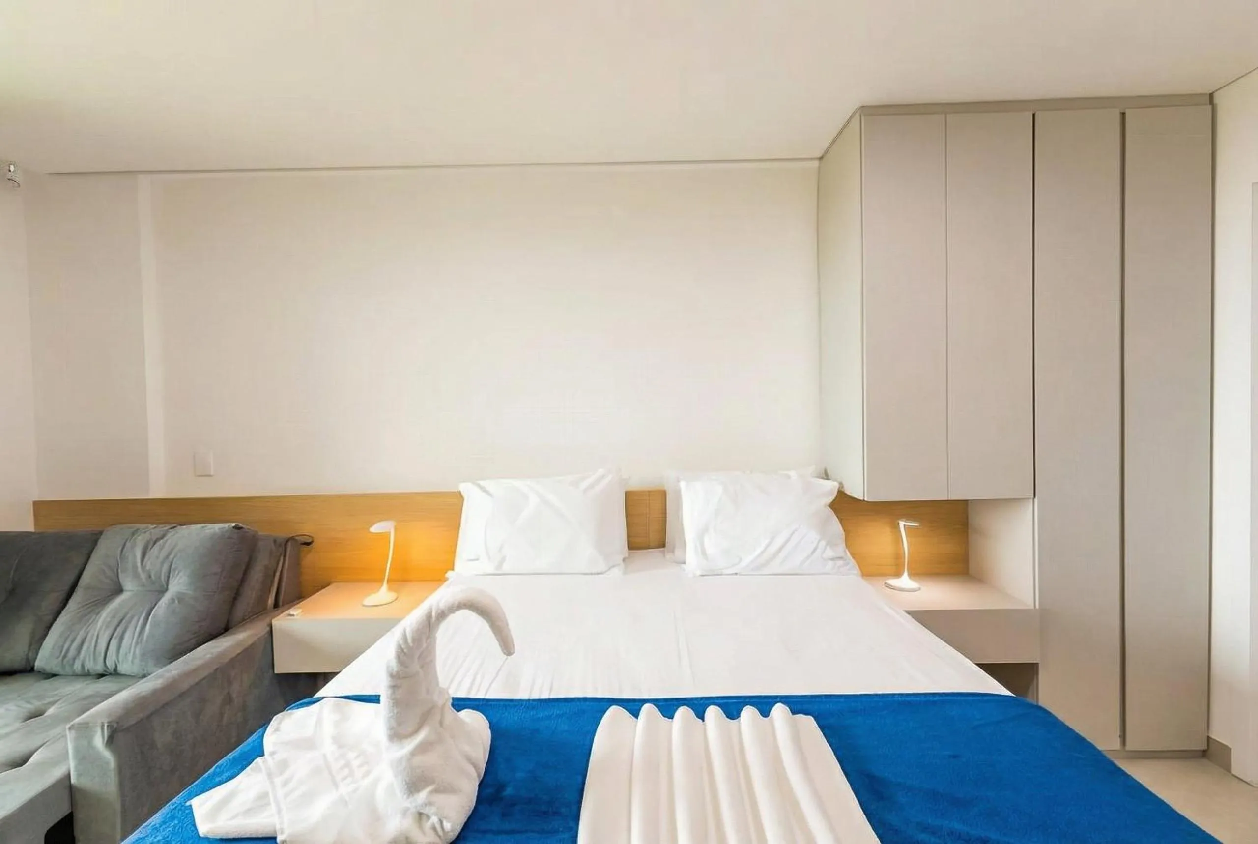 Bed in Beach Class Summer Residence
