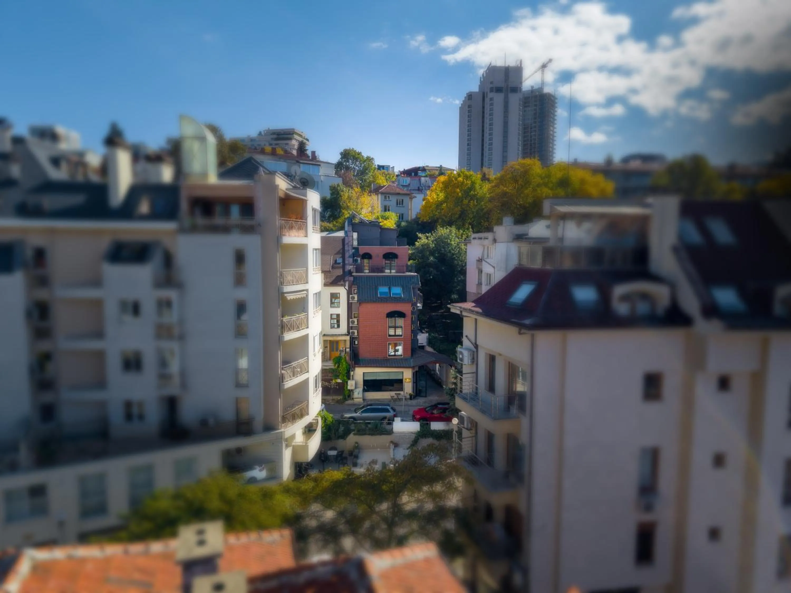 Bird's eye view in Acacia Hotel