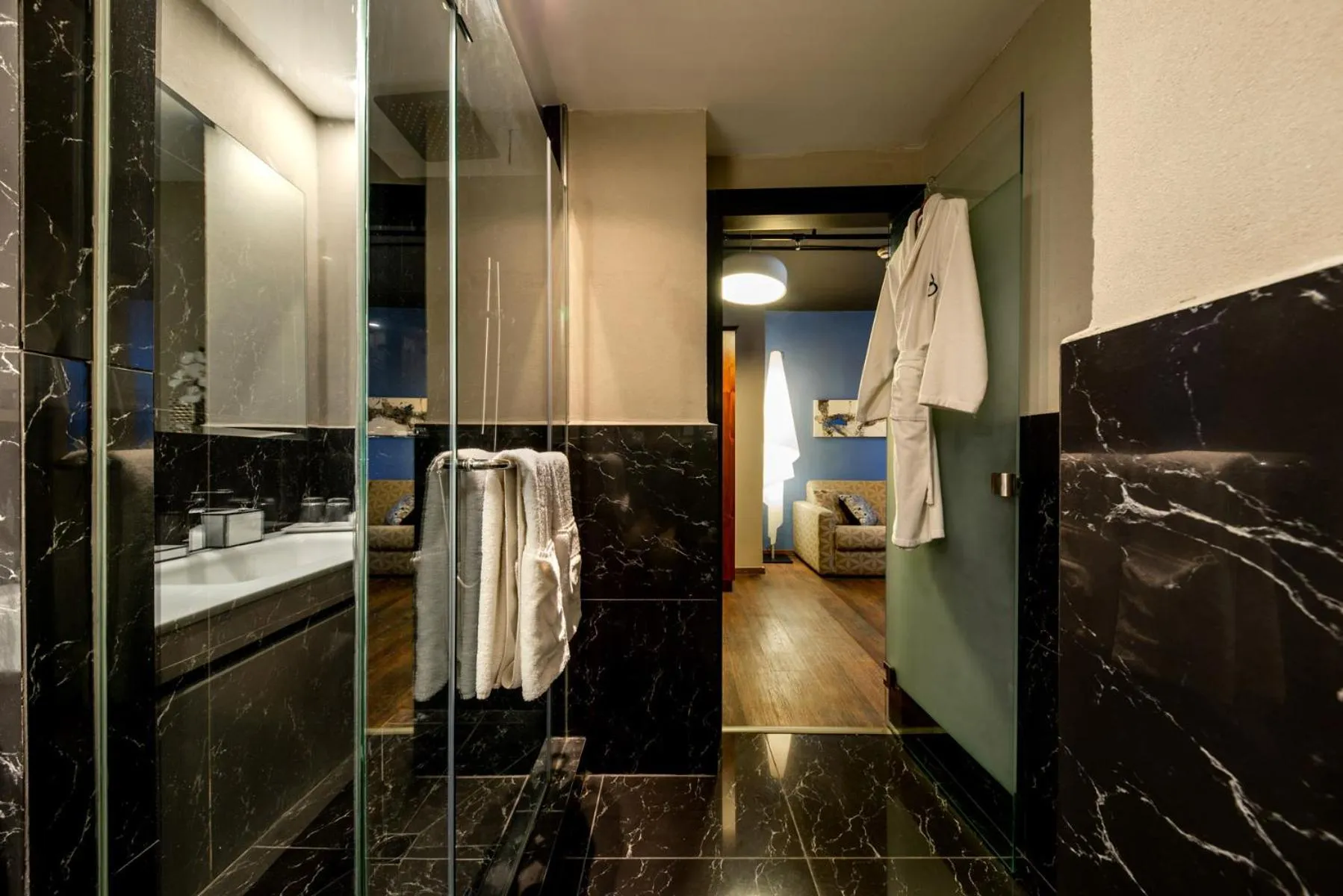 Shower in PLAY Seaport Suite Hotel TLV