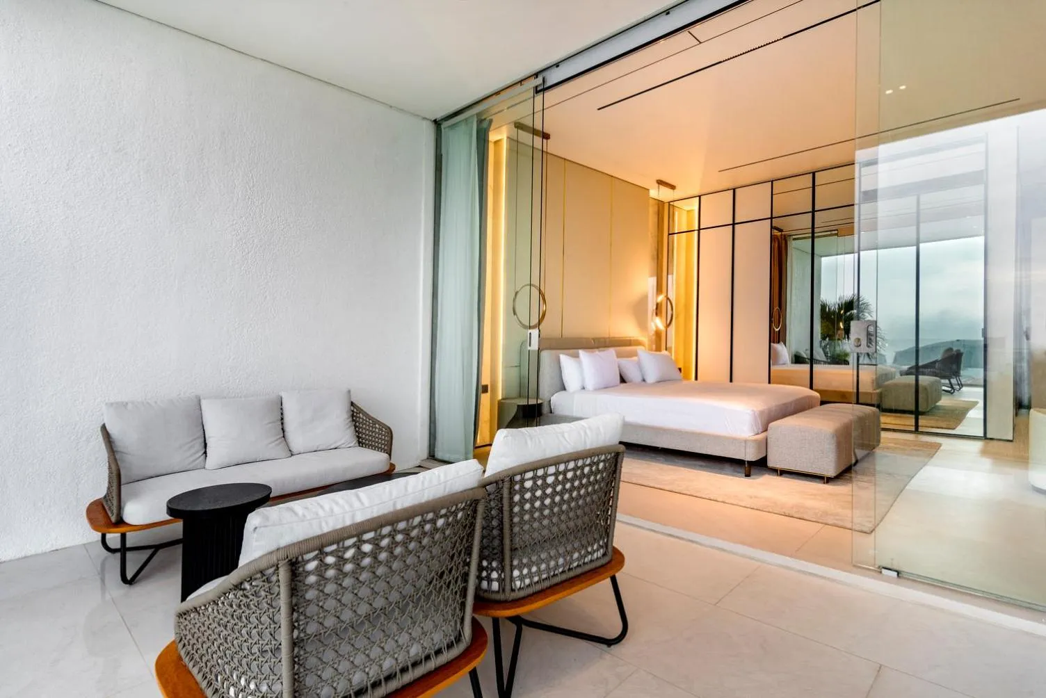 Living room, Bed in Sky Star Ocean View Uluwatu