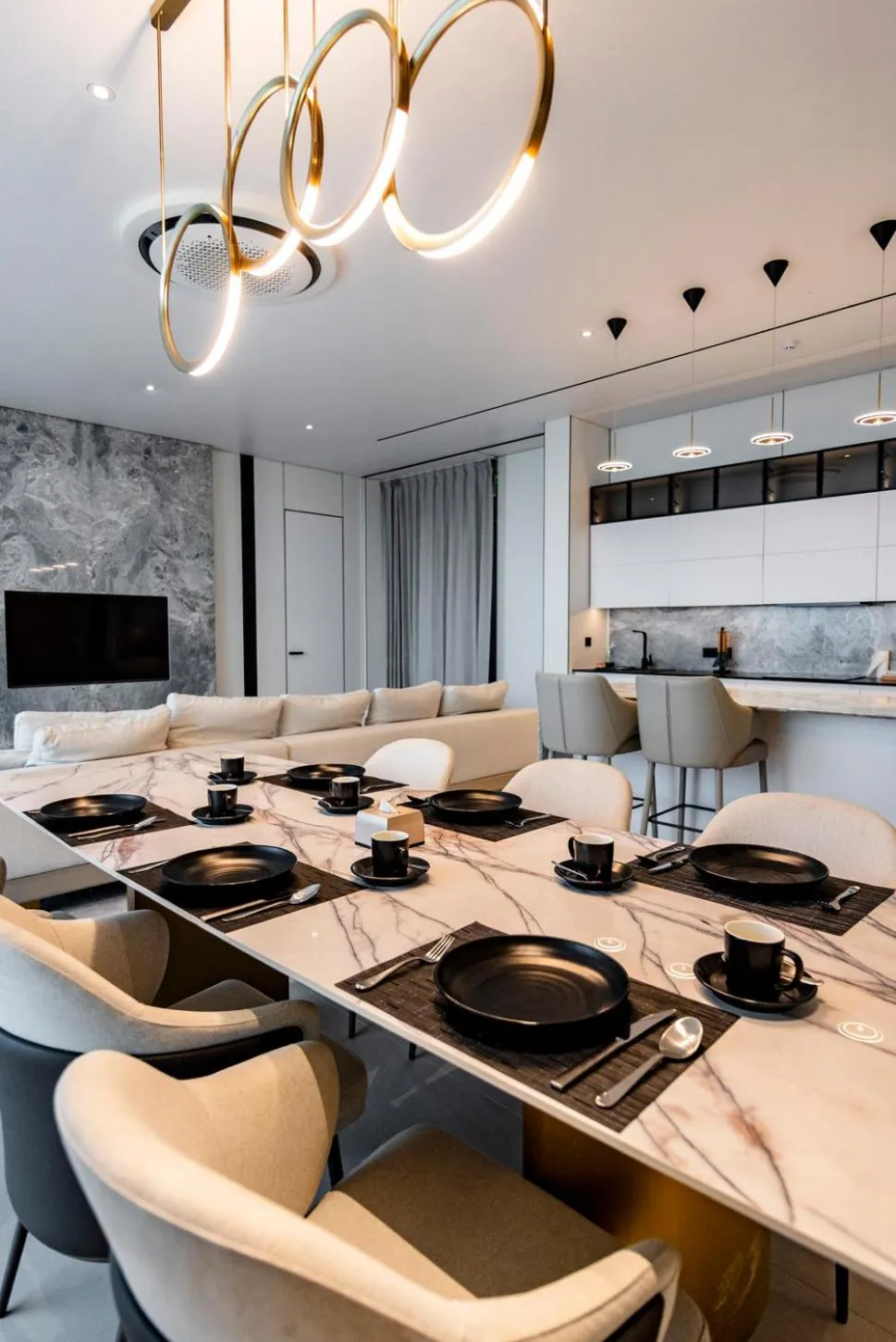 Kitchen or kitchenette in Sky Star Ocean View Uluwatu