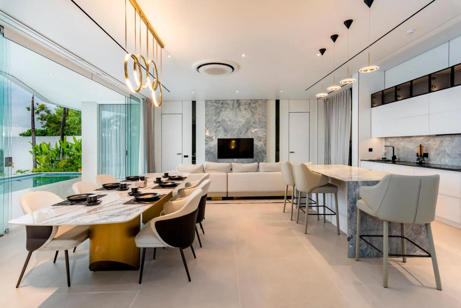 Seating area in Sky Star Ocean View Uluwatu