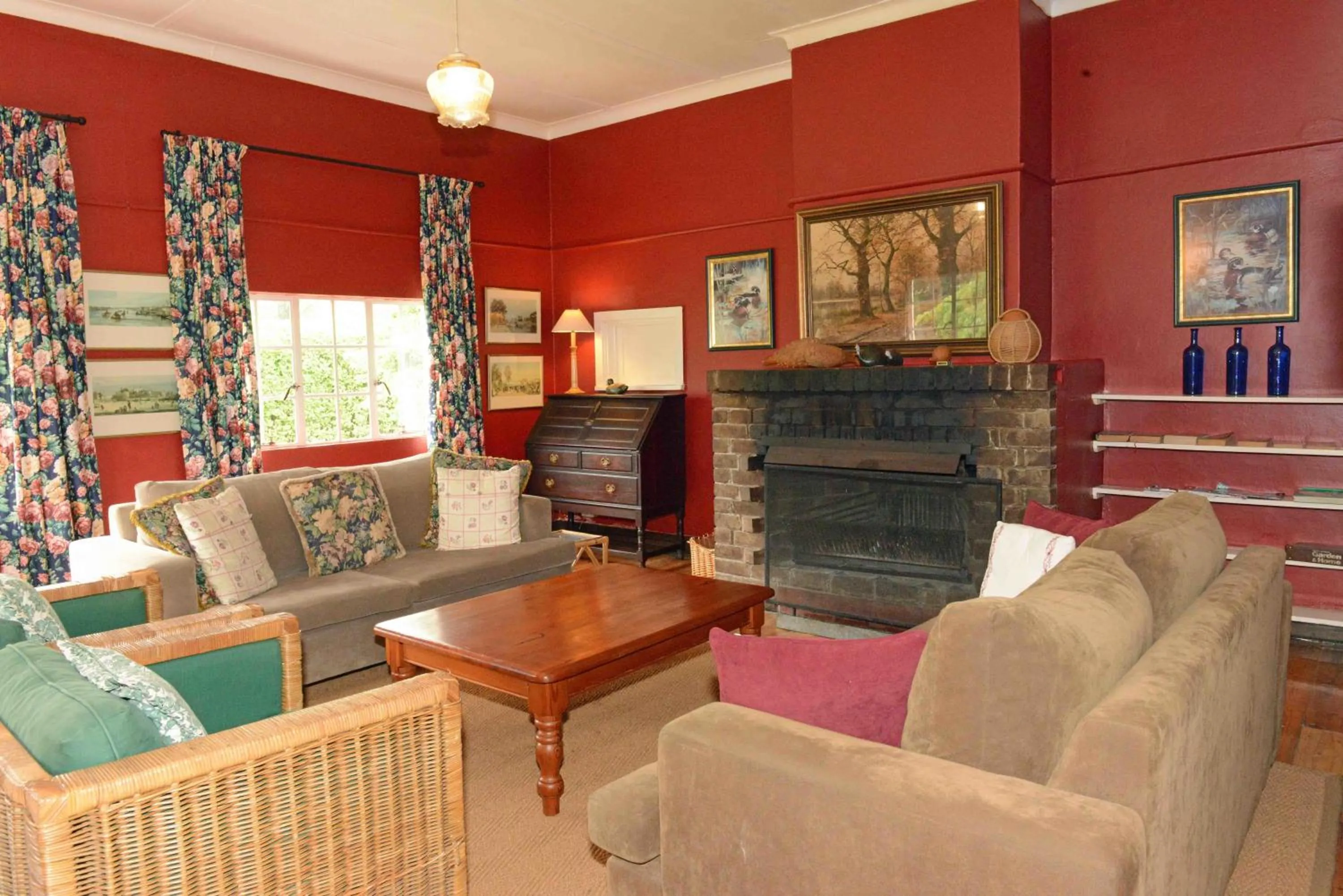Seating area in Mkomazana Mountain Cottages
