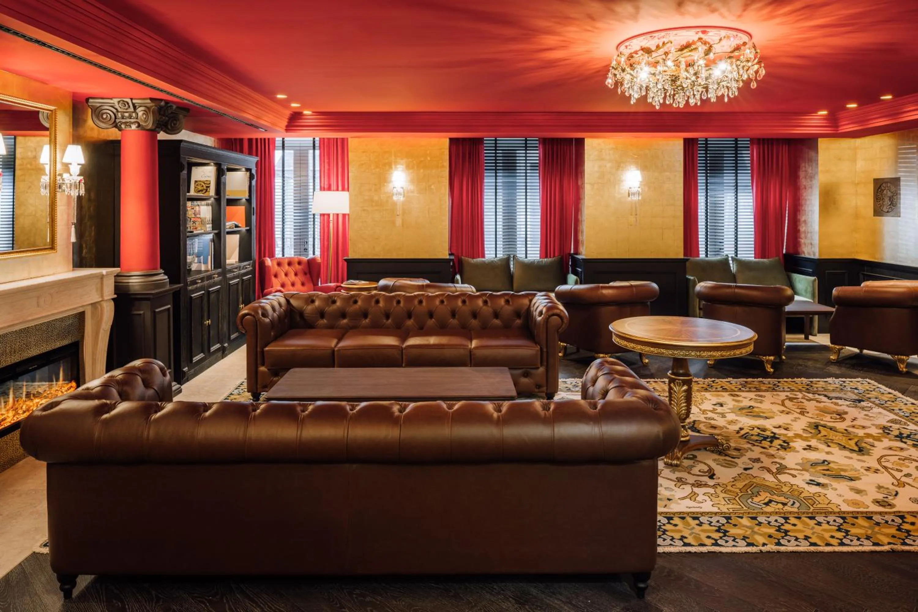 Lounge or bar in MYTHIC SANA Downtown Suites