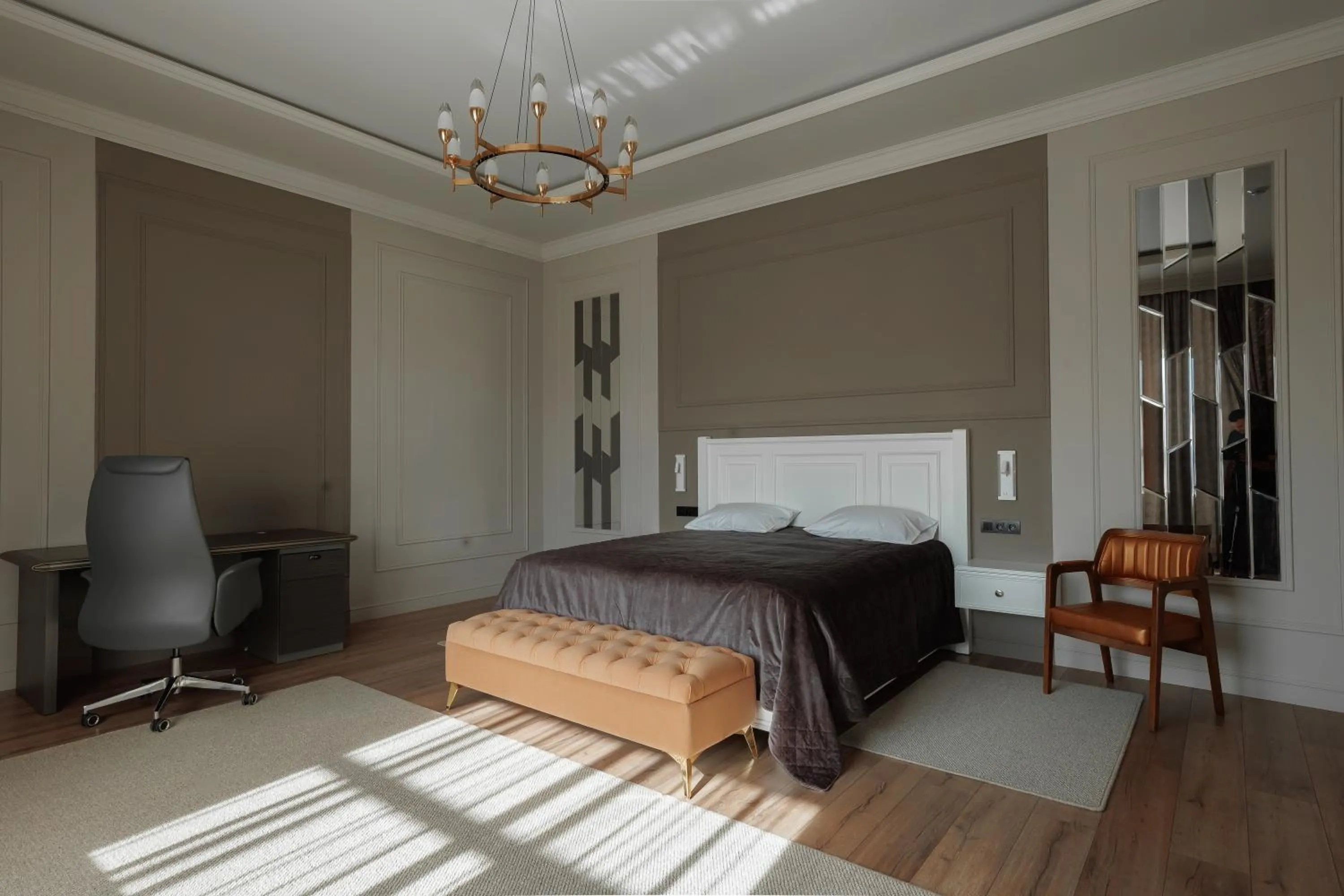 Bed in Beibarys Hotel