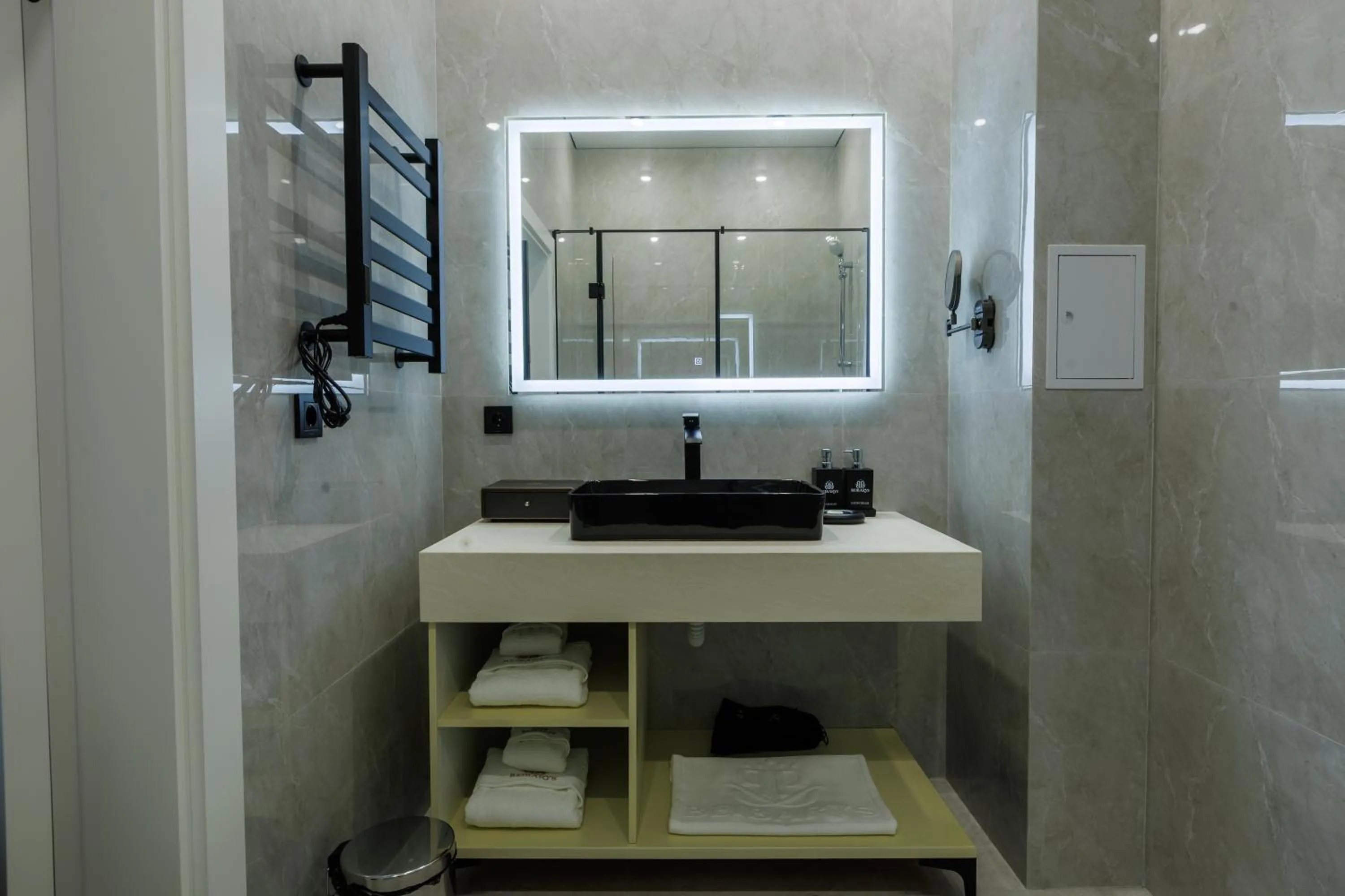 Bathroom in Beibarys Hotel