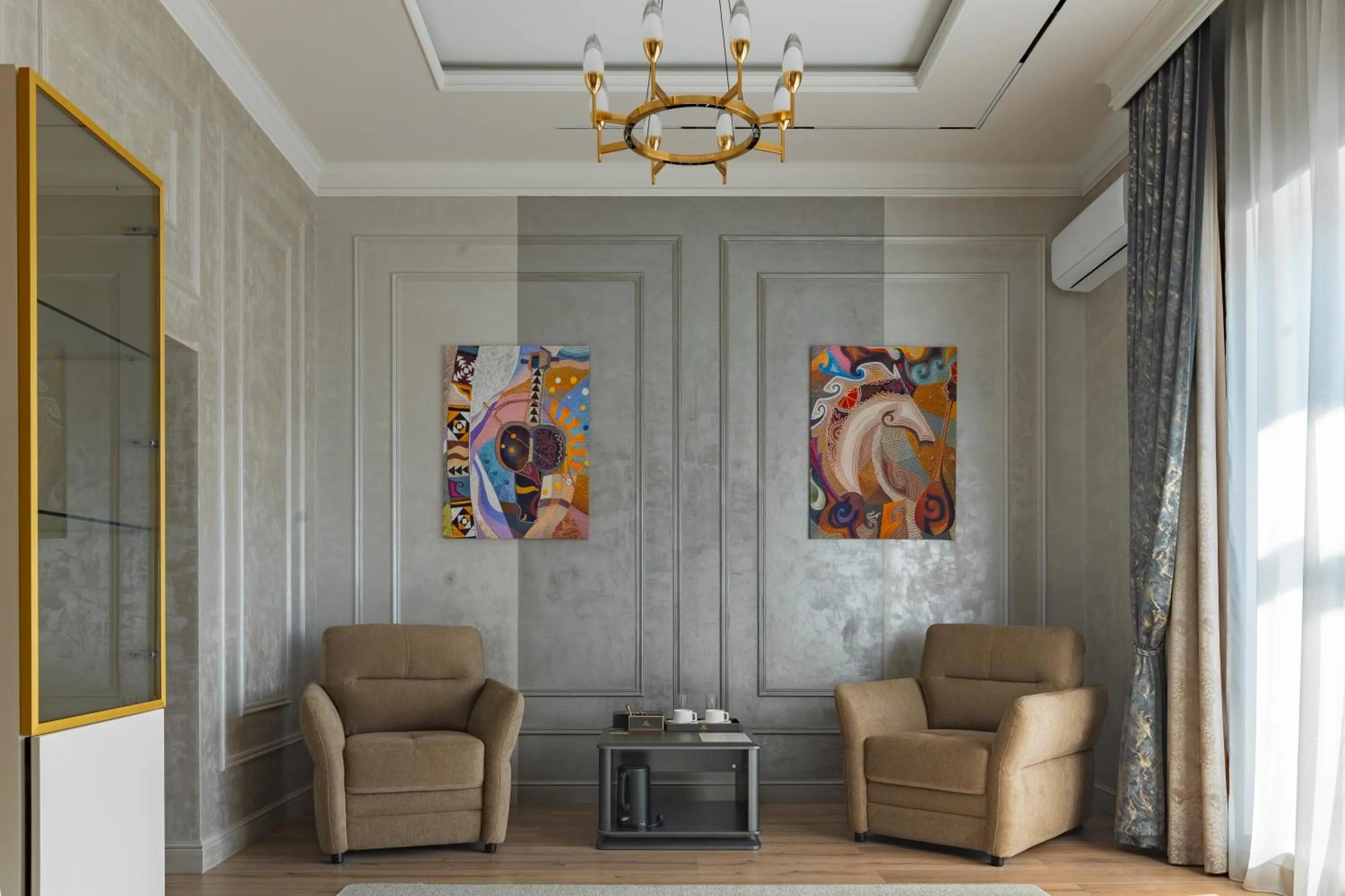 Living room in Beibarys Hotel