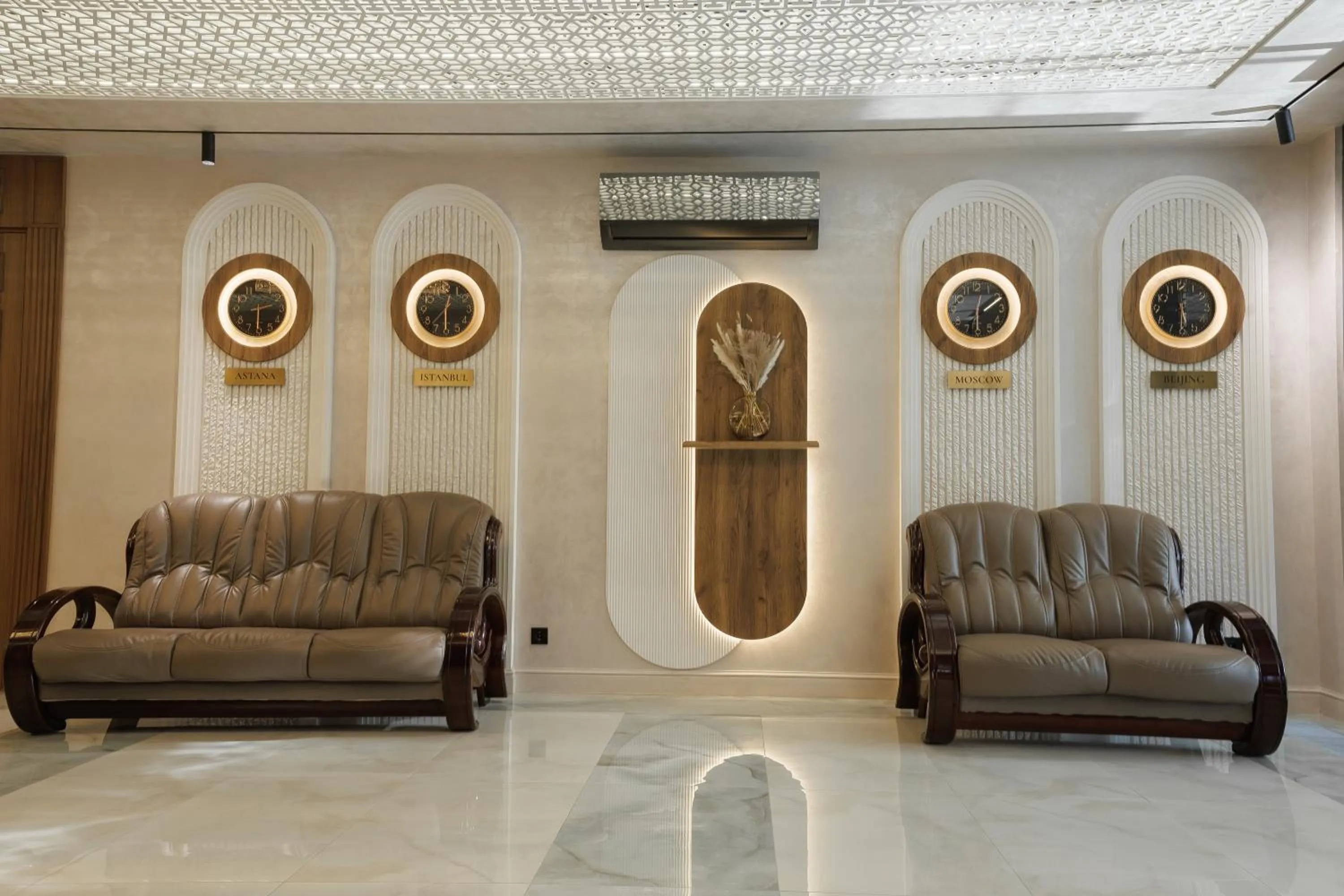 Communal lounge/ TV room in Beibarys Hotel