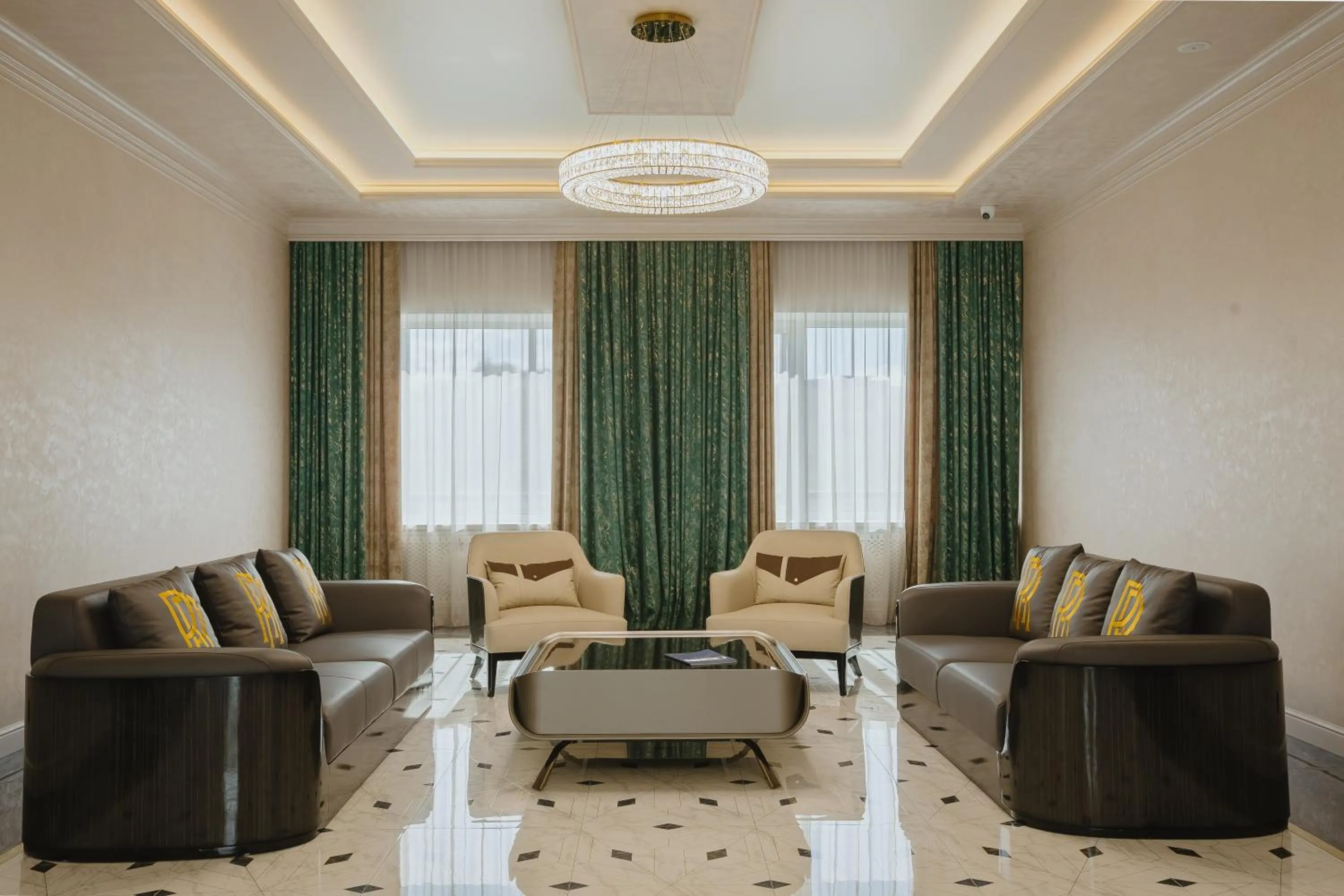 Communal lounge/ TV room in Beibarys Hotel