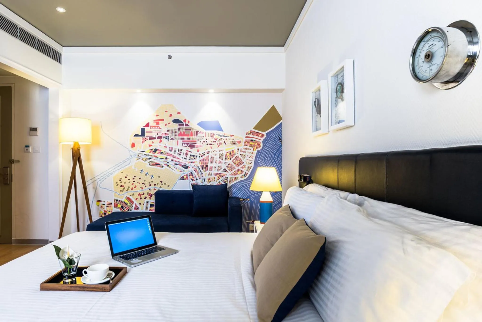 Bed in The Port Hotel