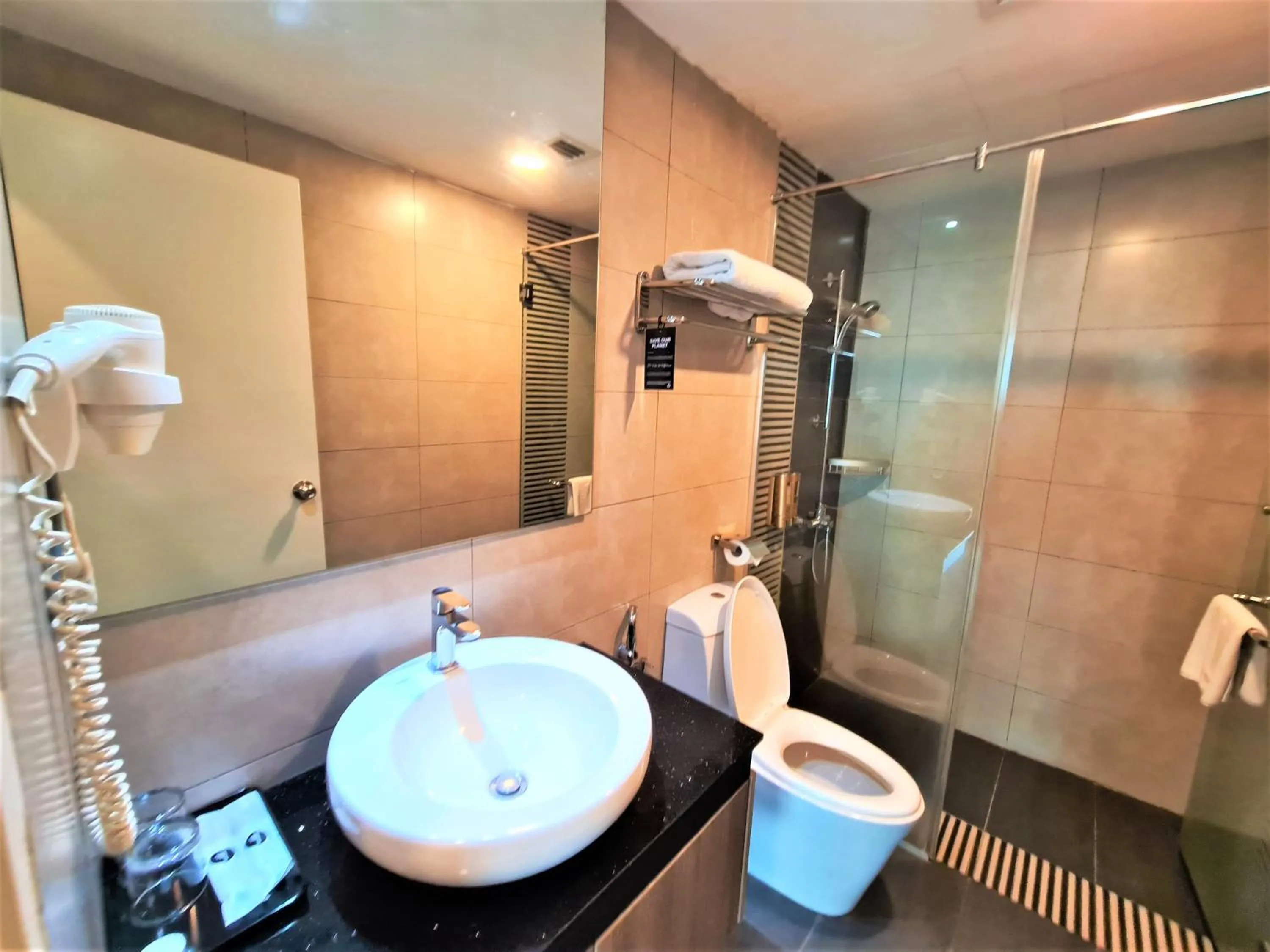 Shower in Nexus Business Suite Hotel