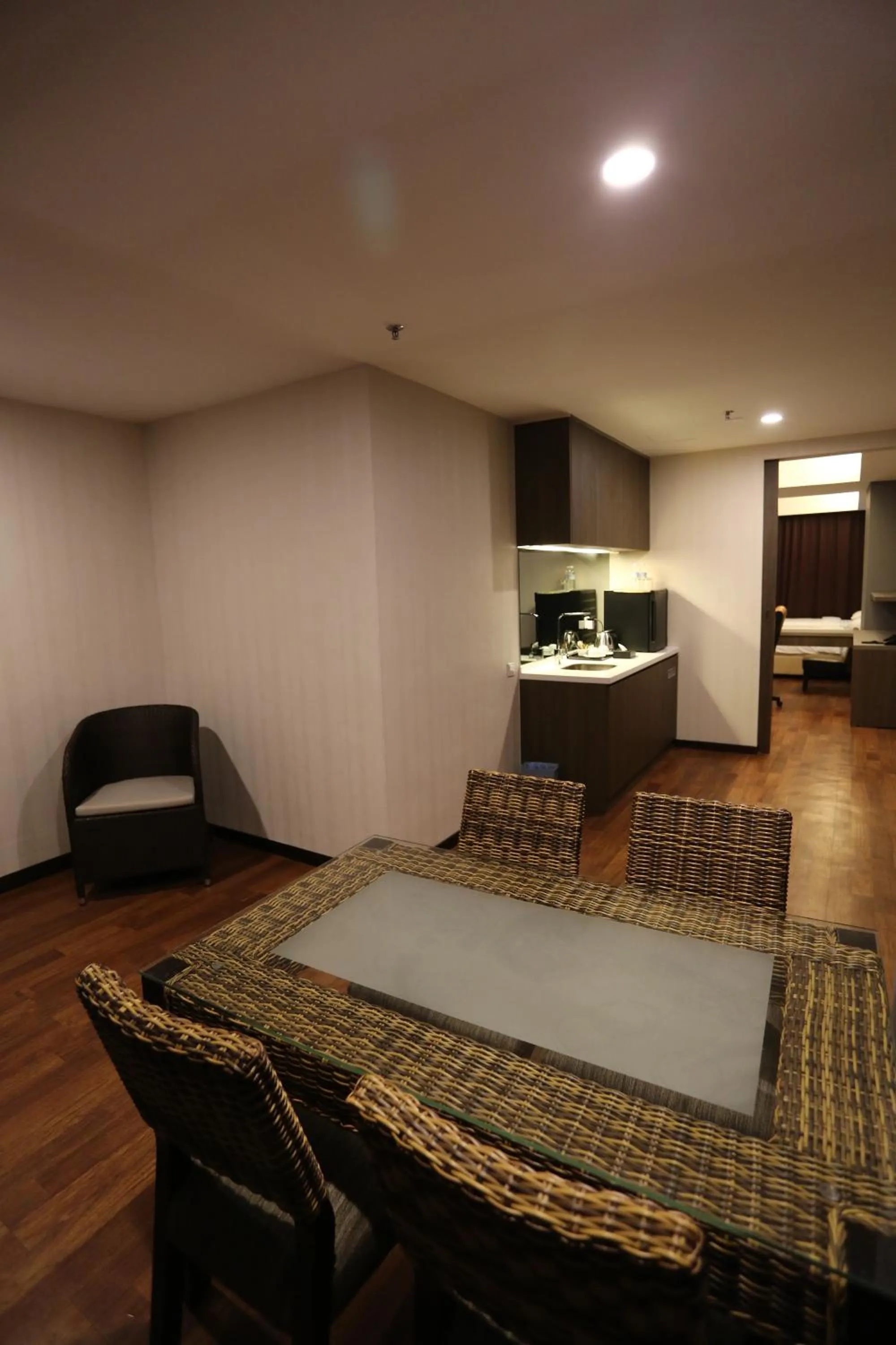 Dining area in Nexus Business Suite Hotel