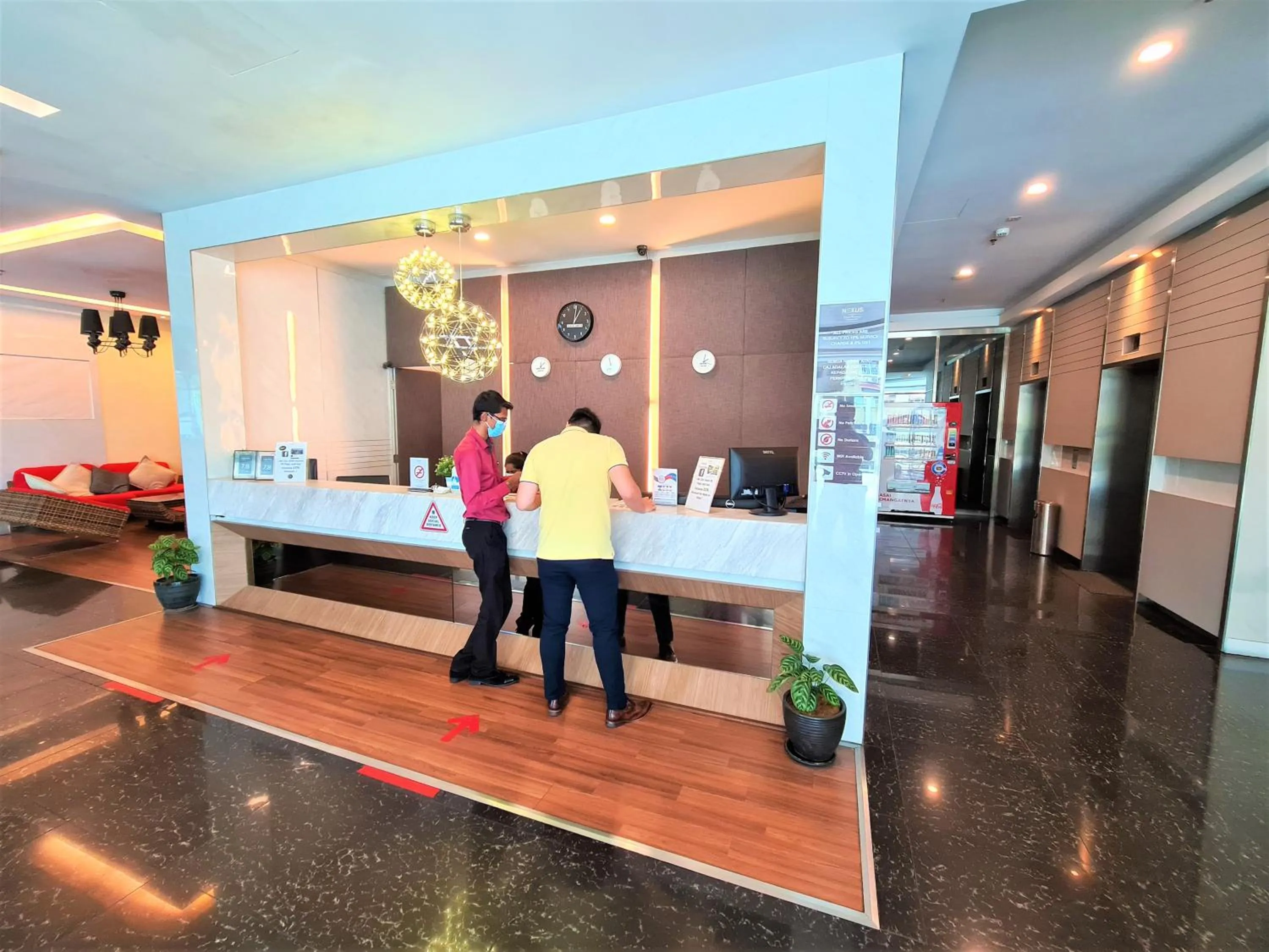 Lobby or reception in Nexus Business Suite Hotel