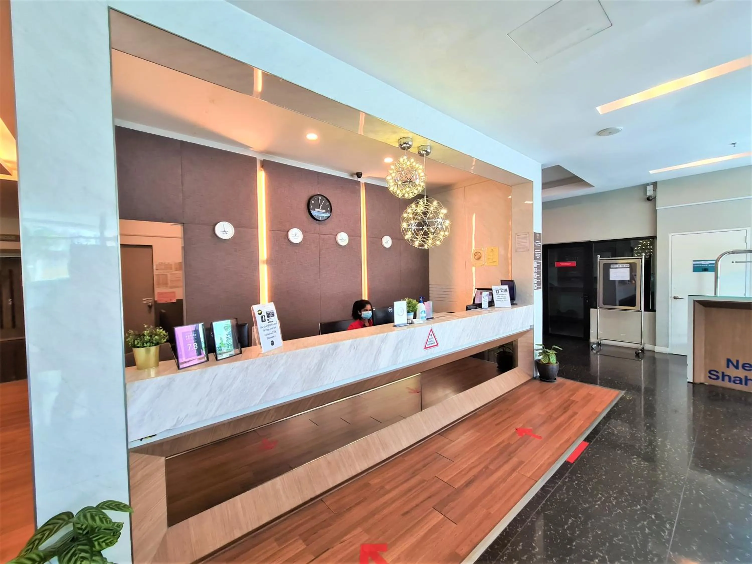 Lobby or reception in Nexus Business Suite Hotel