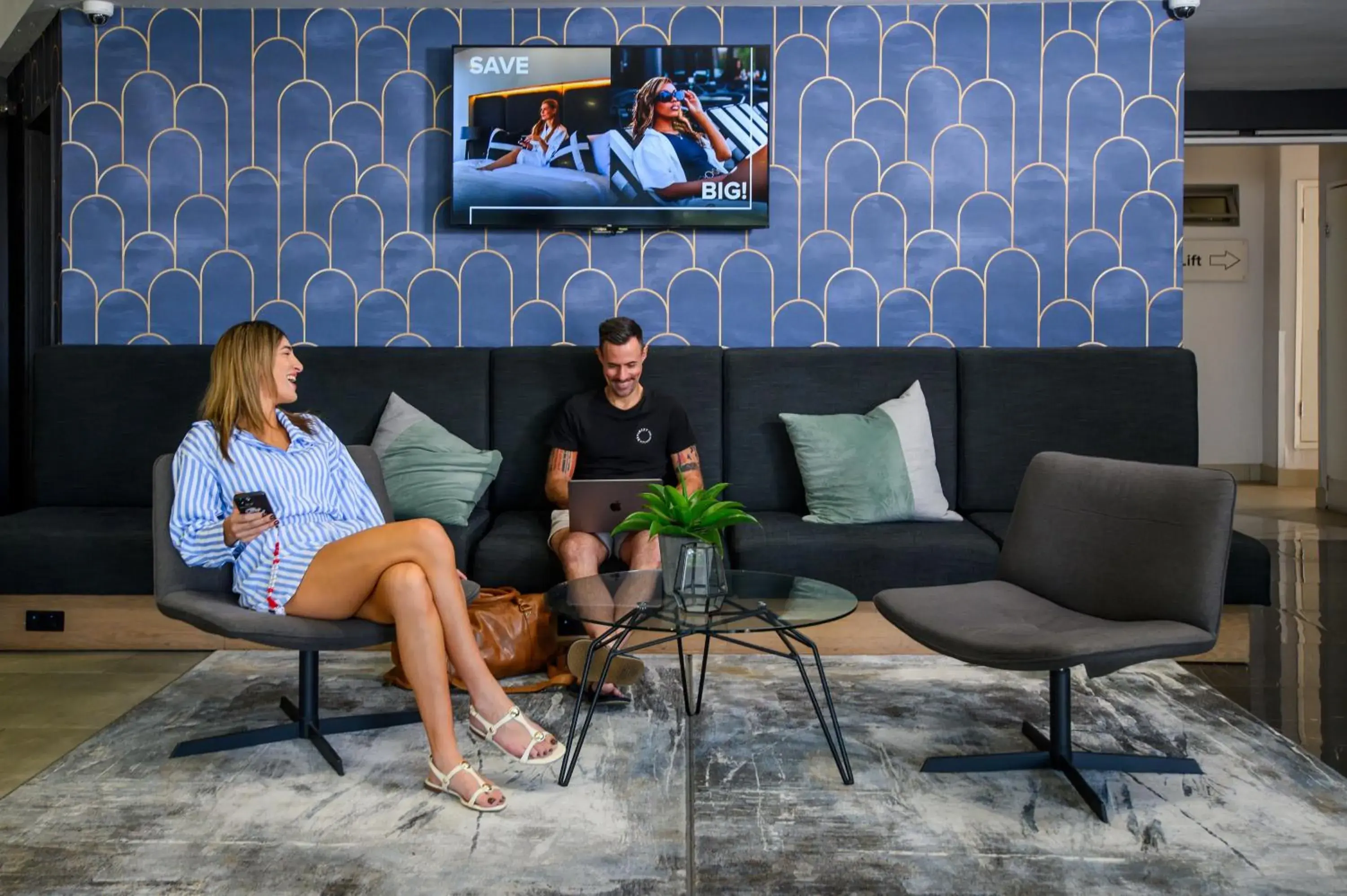 Lobby or reception in The Capital on Bath Lobby or reception in The Capital on Bath